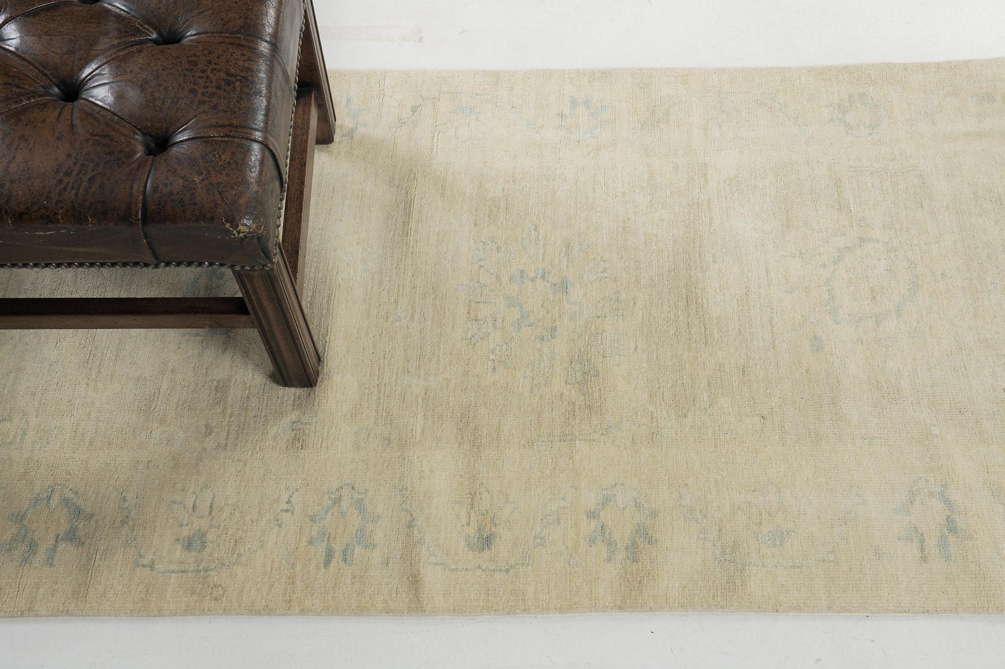 Pakistano Runner di design Sultanabad della collezione Rapture in stile vintage di Mehraban in vendita