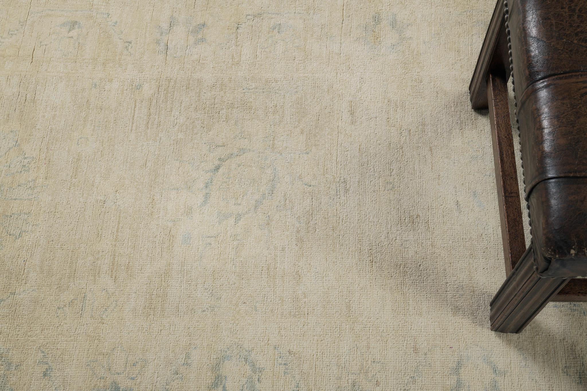 Annodato a mano Runner di design Sultanabad della collezione Rapture in stile vintage di Mehraban in vendita