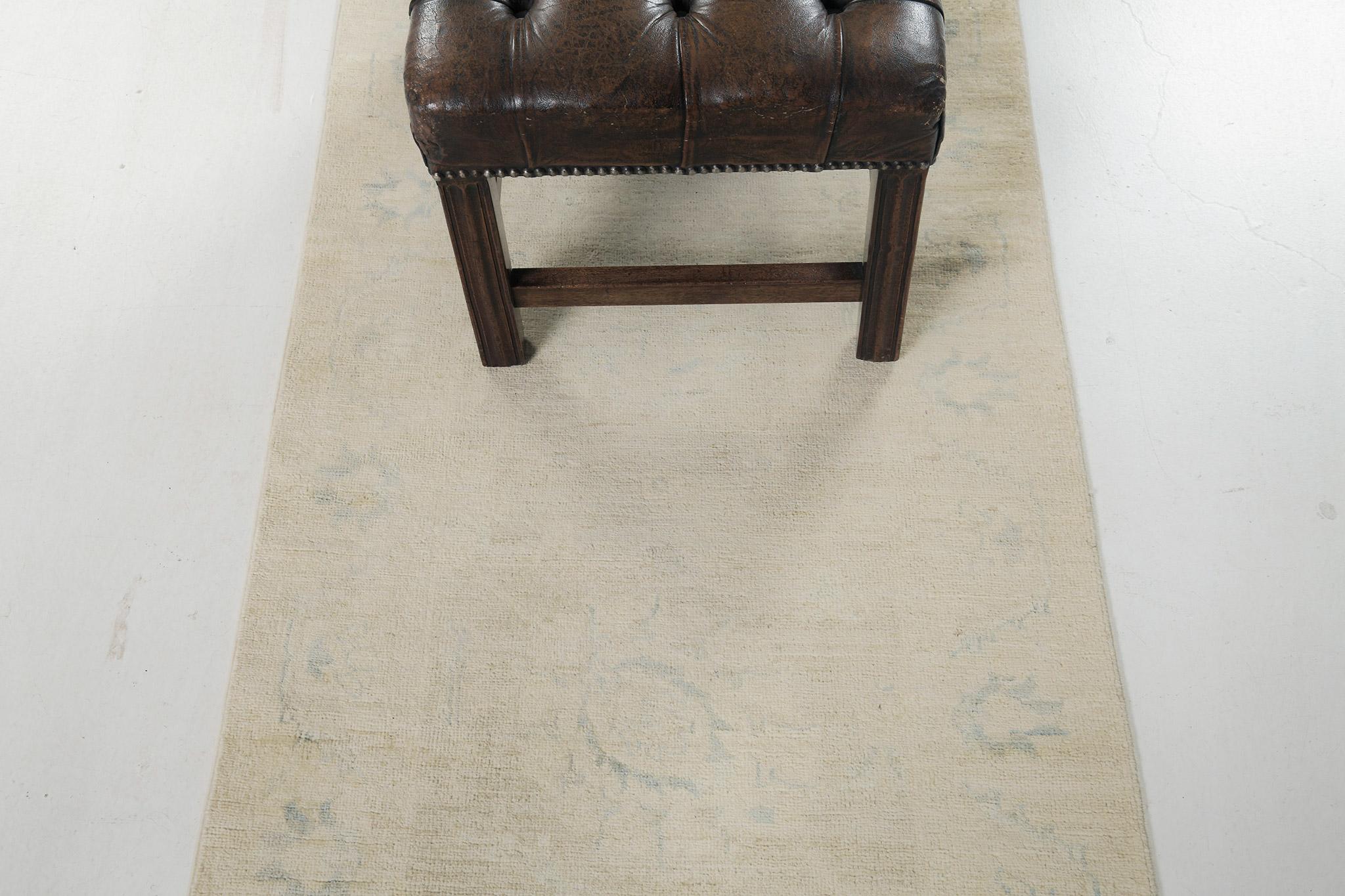 XXI secolo e contemporaneo Runner di design Sultanabad della collezione Rapture in stile vintage di Mehraban in vendita