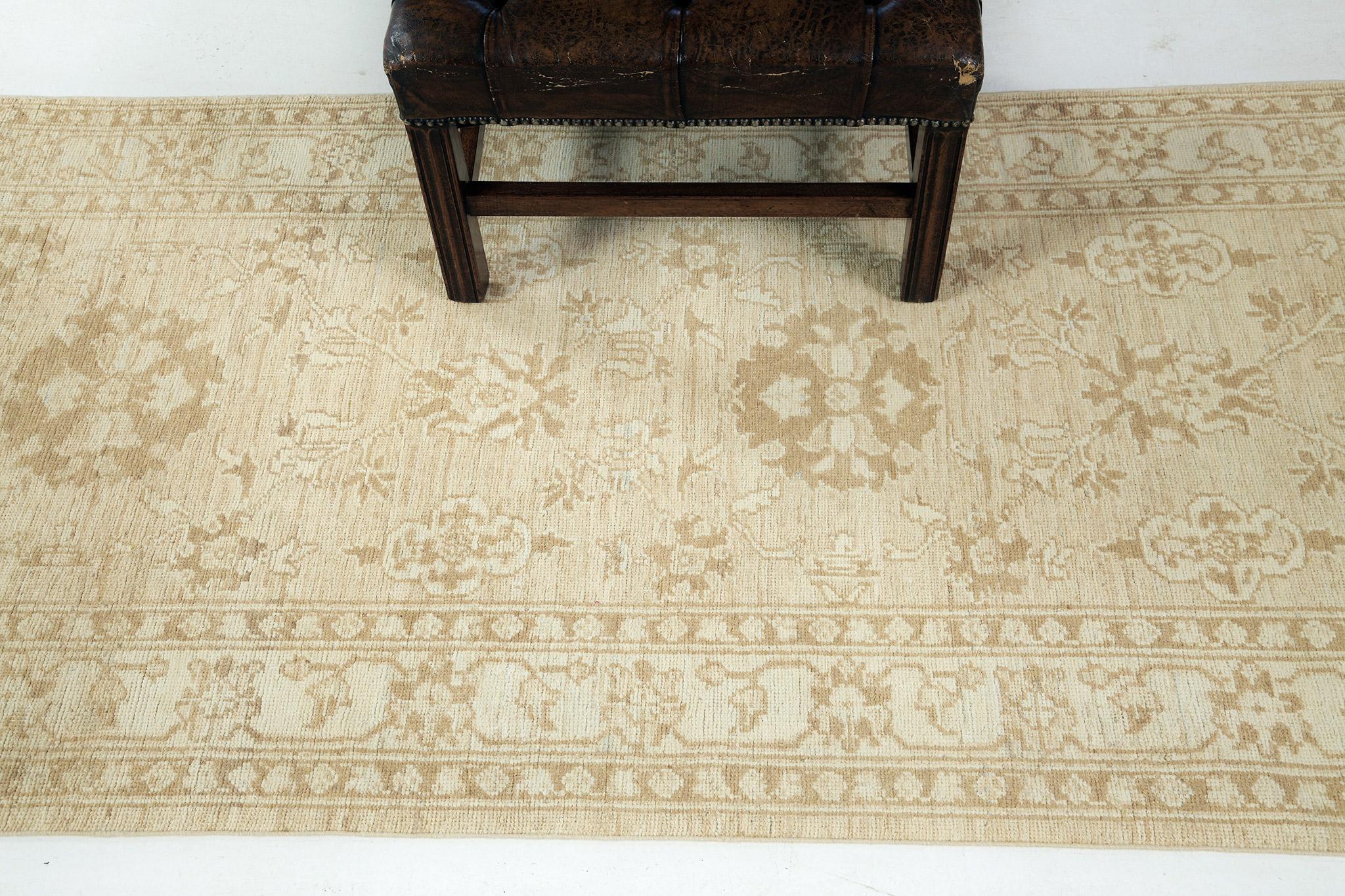 Lana Runner di design Sultanabad della collezione Rapture in stile vintage di Mehraban in vendita