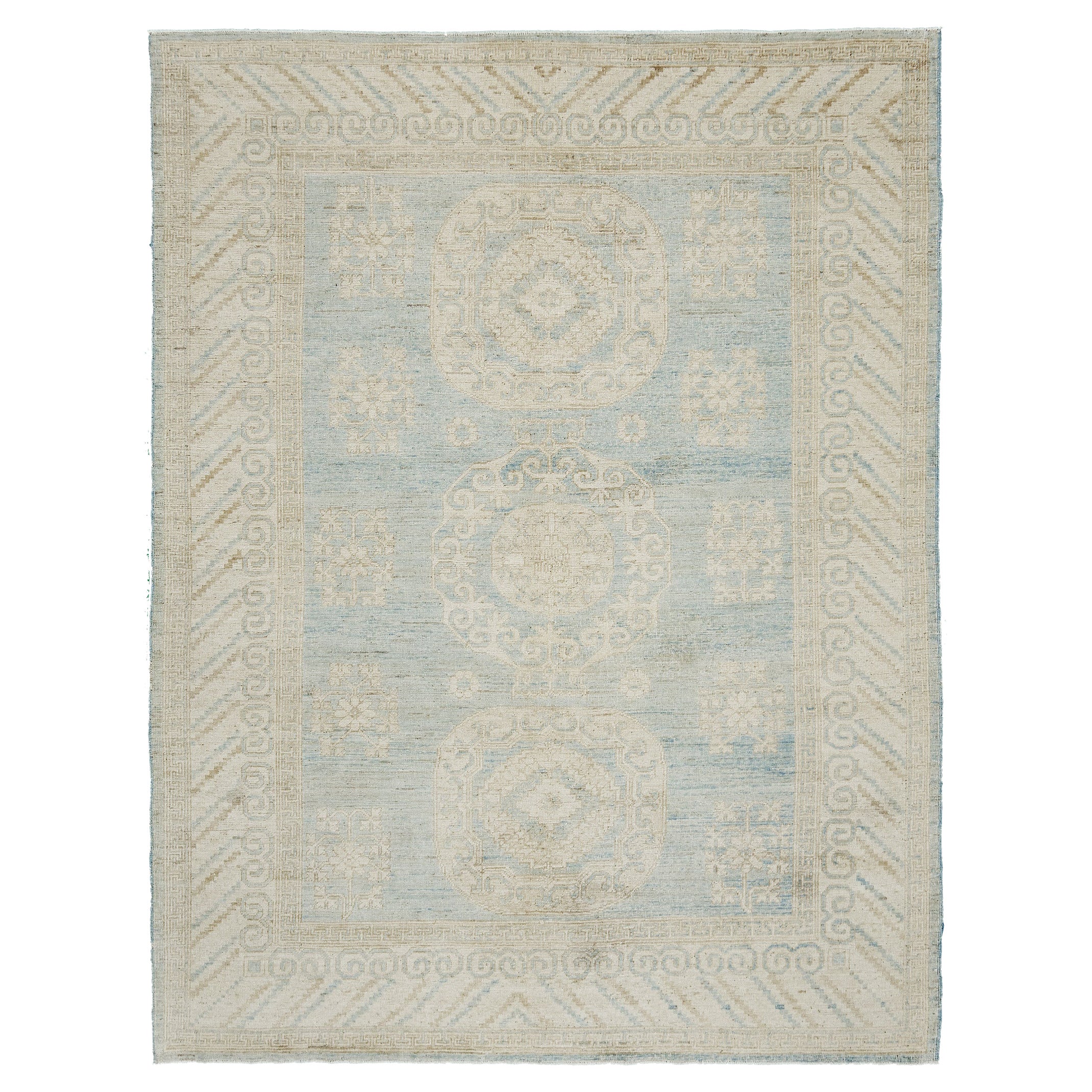 Mehraban Vintage-Teppich aus der Safira-Kollektion im Khotan-Design