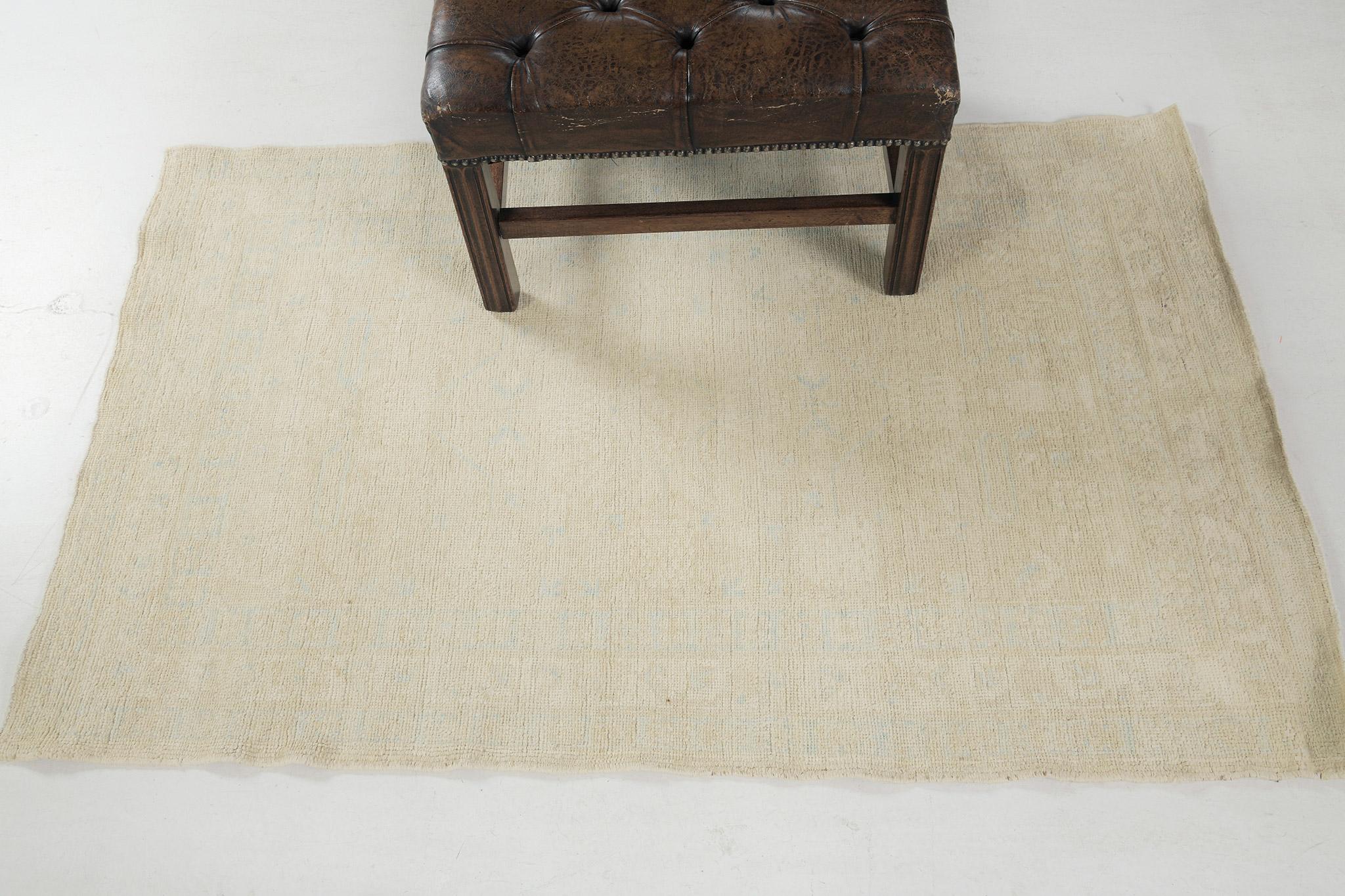 Afghan Tapis Mehraban de style vintage Safira de la collection Khotan en vente