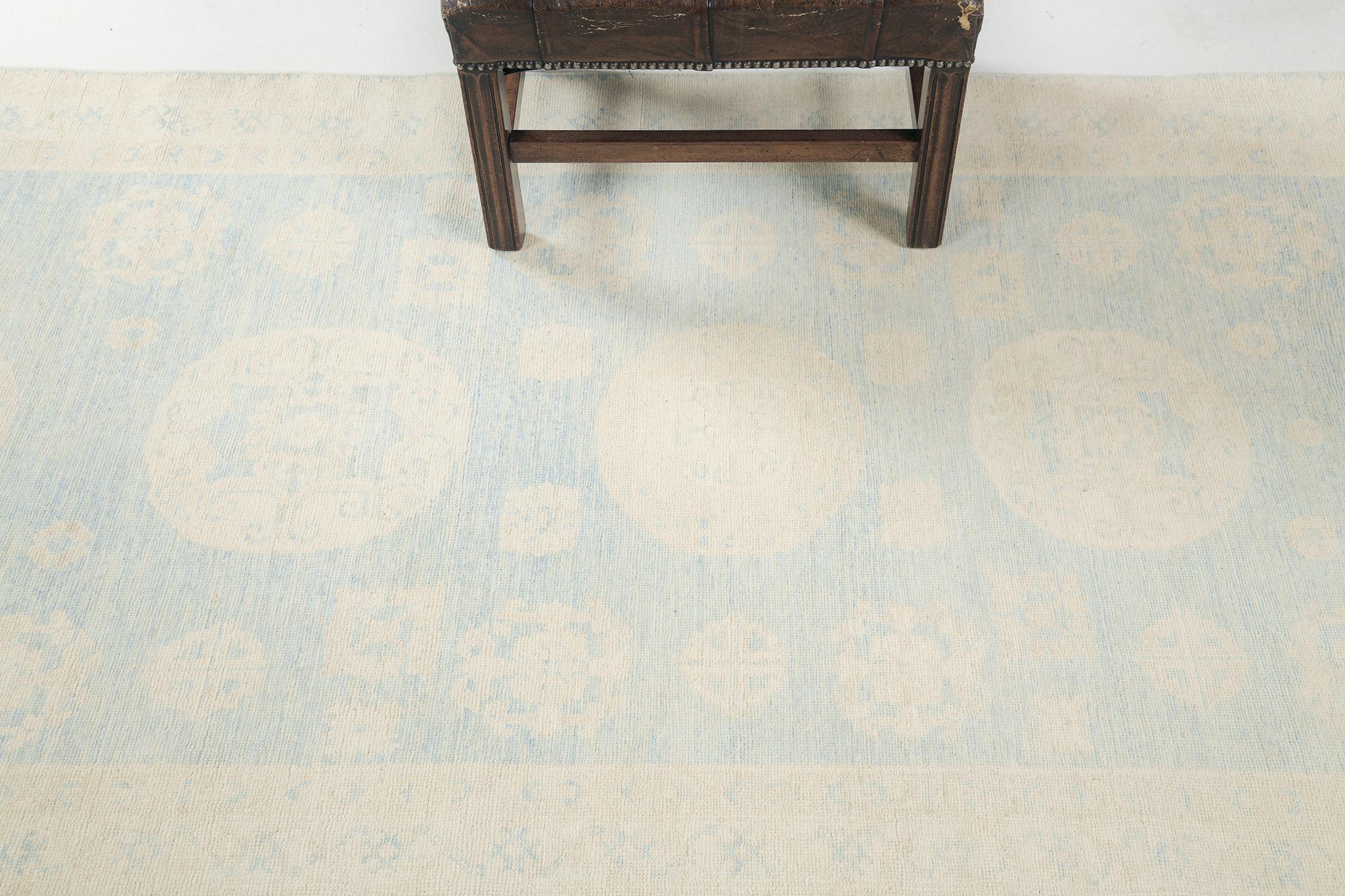 Afghano Runner Mehraban in stile vintage della collezione Safira Khotan D5387 in vendita