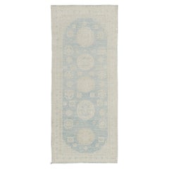 Mehraban Vintage Safira Kollektion Khotan-Läufer im Vintage-Stil D5387