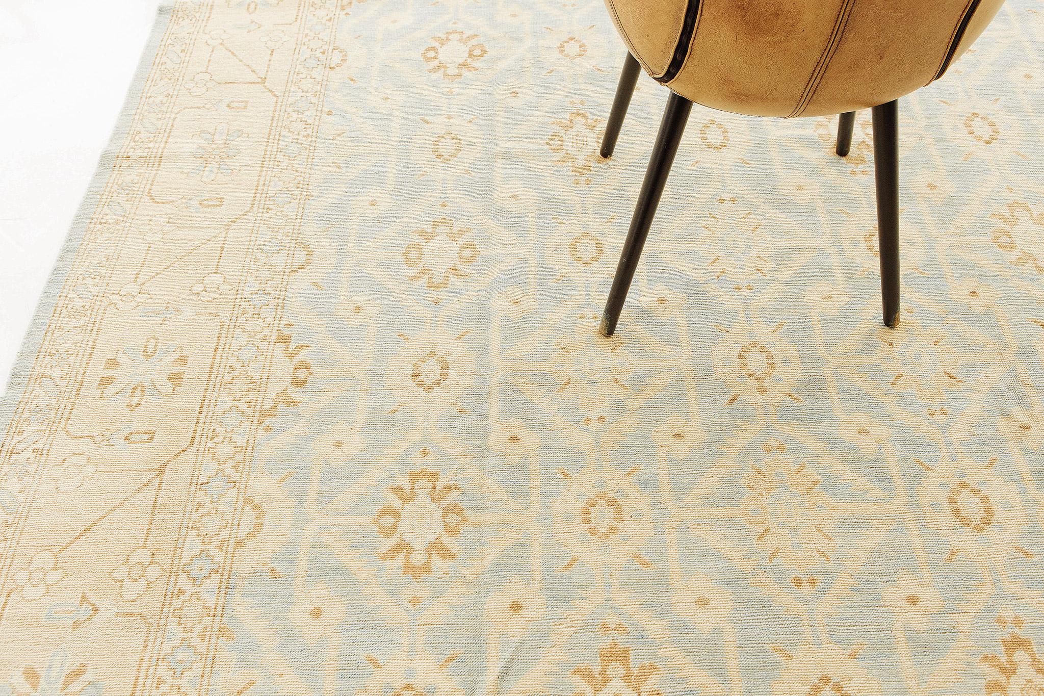 Mehraban Vintage-Teppich der Safira-Kollektion Oushak-Design im Zustand „Neu“ im Angebot in WEST HOLLYWOOD, CA