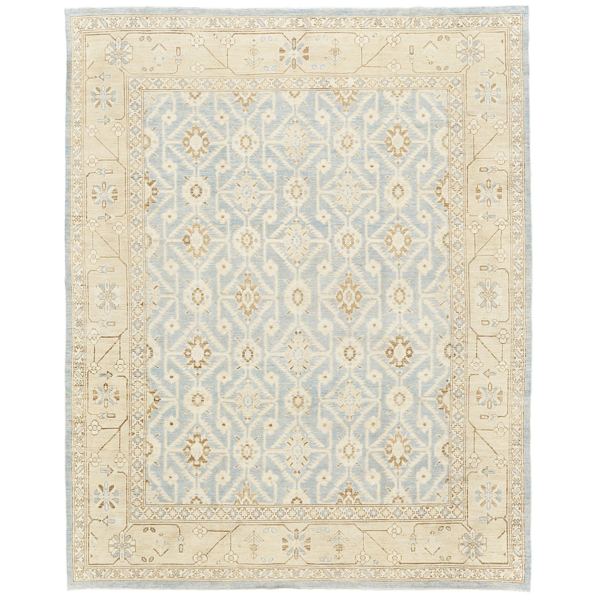 Tapis Mehraban de style vintage Safira de la collection Oushak