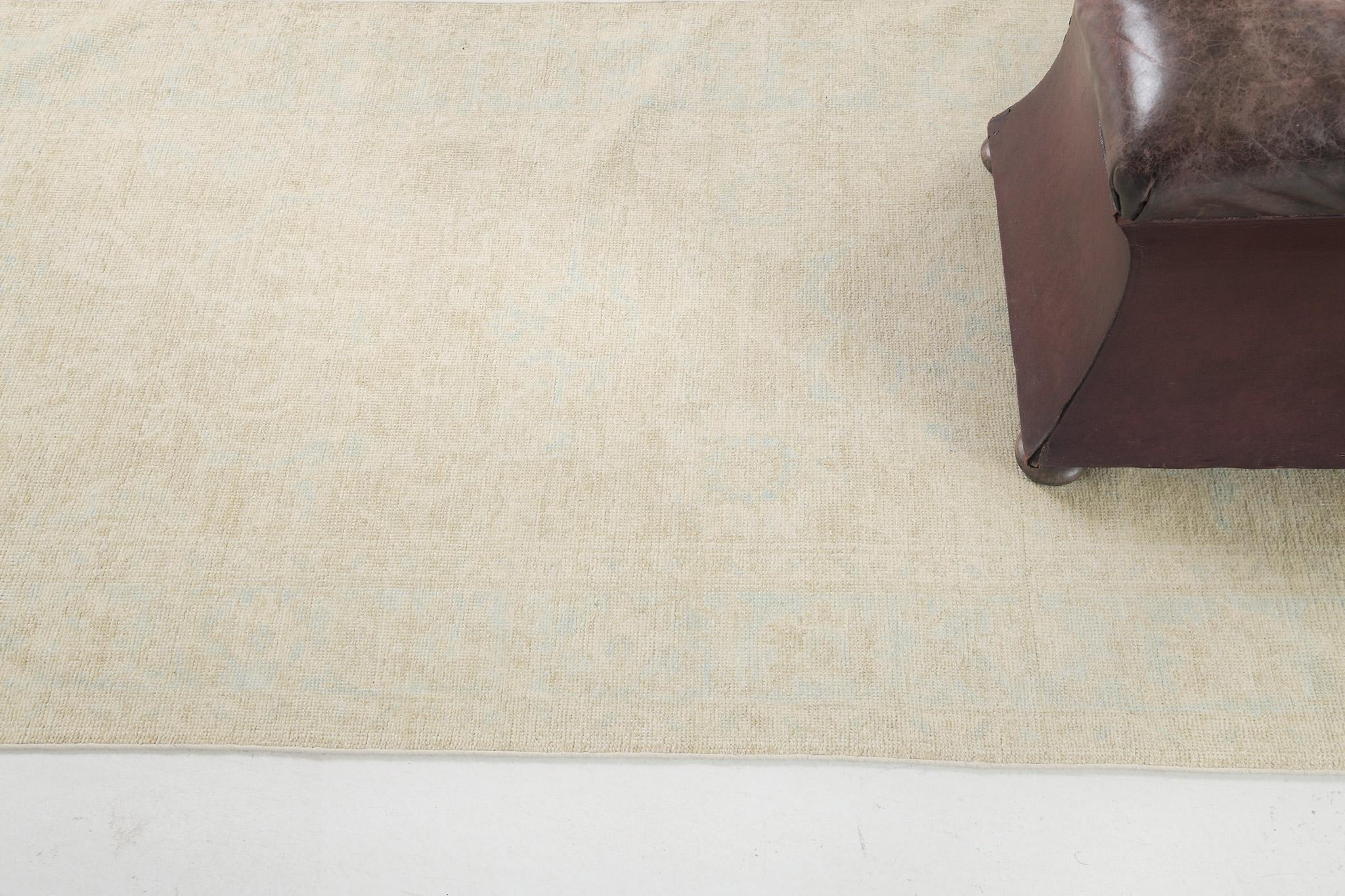 Hand-Knotted Mehraban Vintage Style Safira Collection Runner D5628 For Sale
