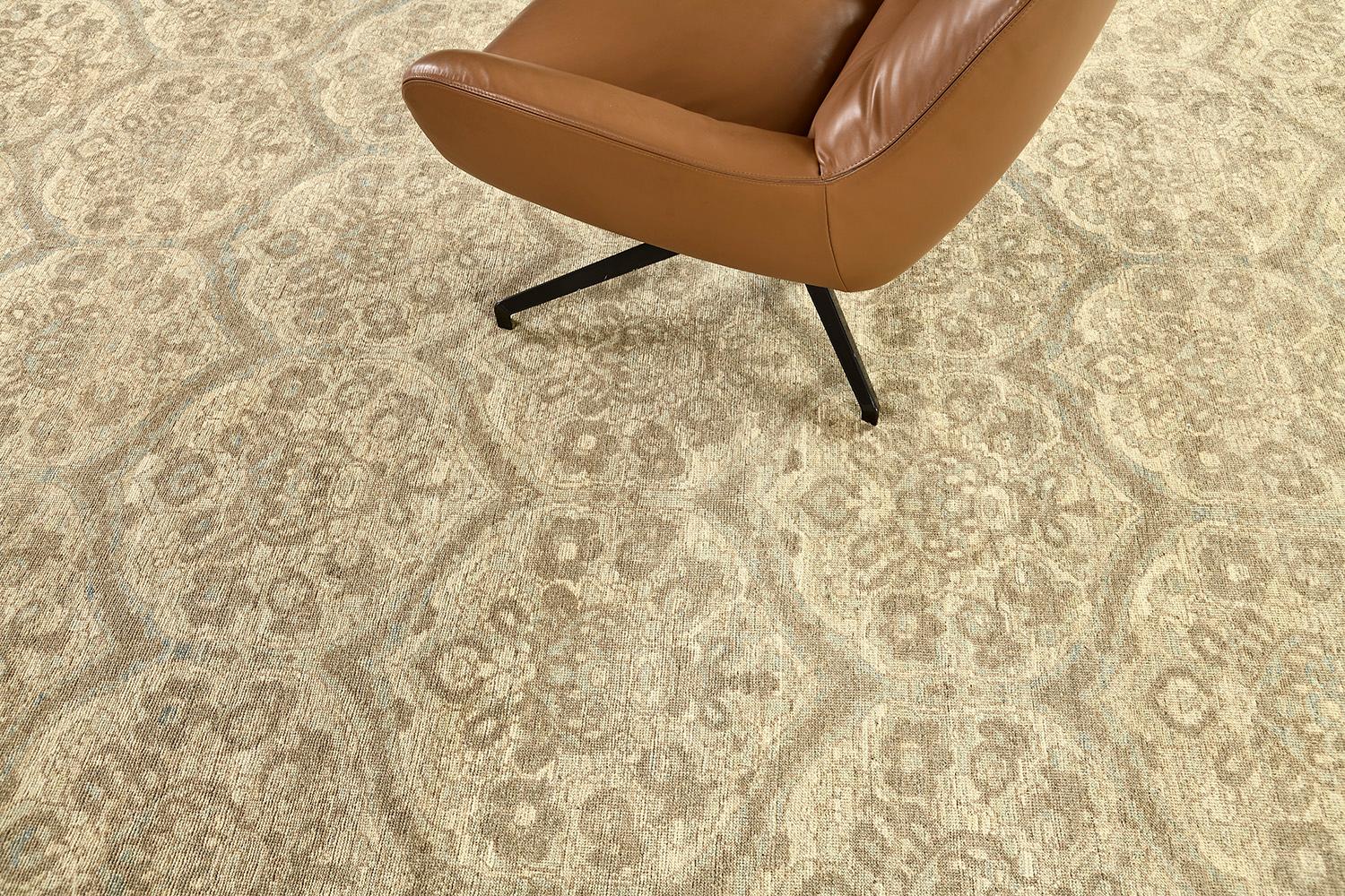 XXI secolo e contemporaneo Mehraban Rugs in stile vintage della collezione Safira, tappeti dal design transitorio in vendita