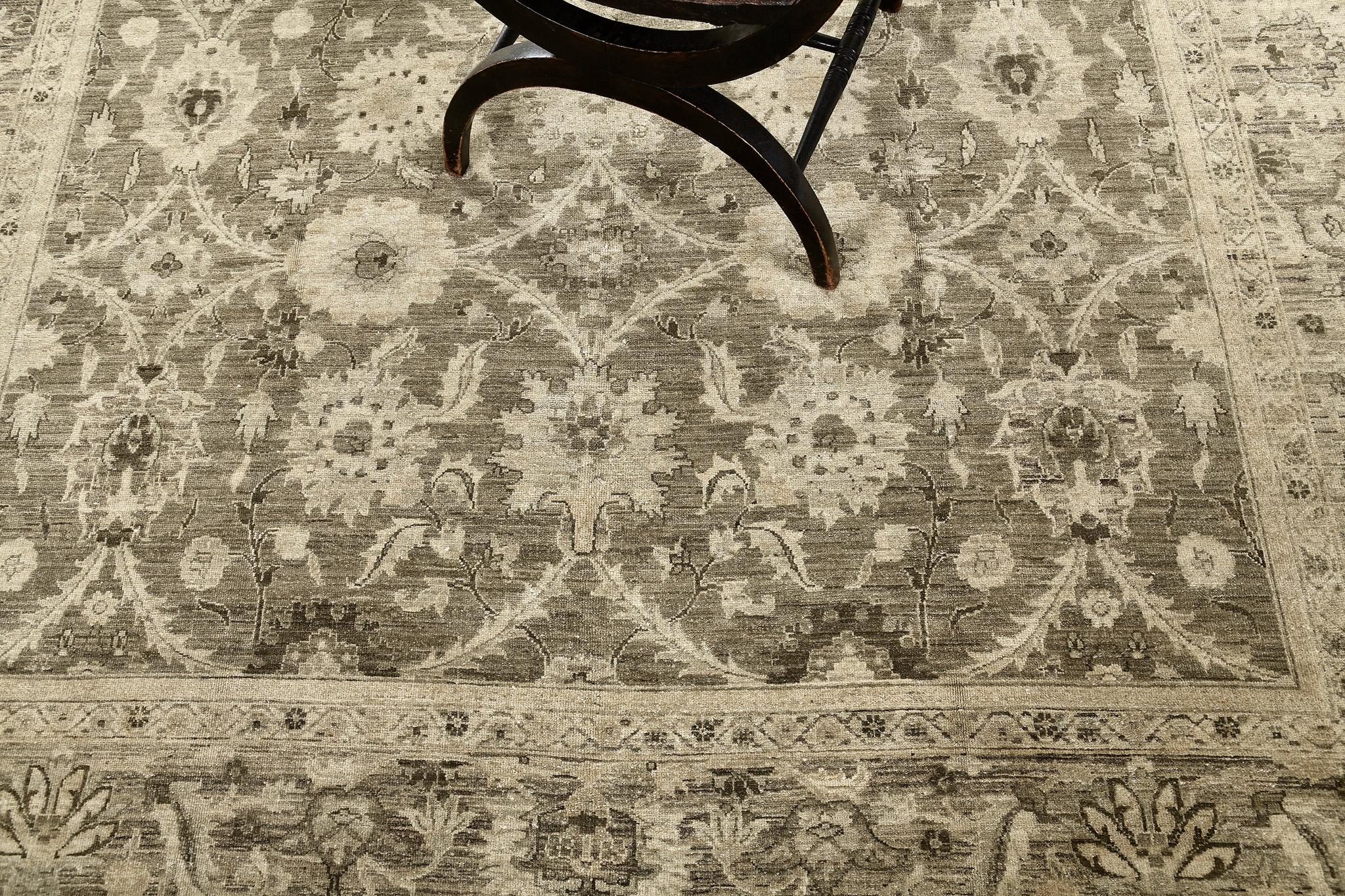 Mehraban Vintage-Teppich im Sultanabad-Stil D244 im Zustand „Neu“ im Angebot in WEST HOLLYWOOD, CA