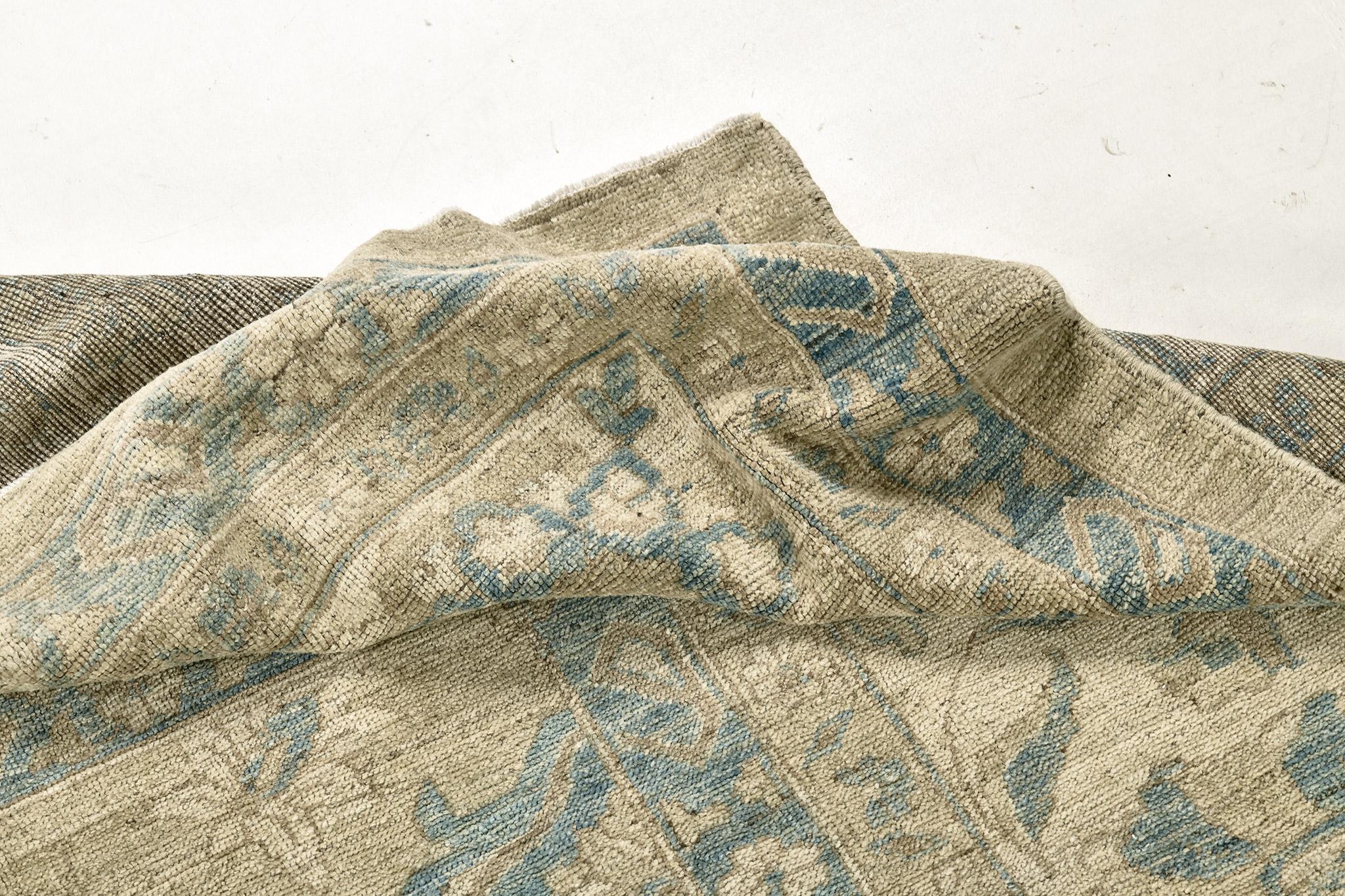 Laine Tapis Mehraban de style néo-mauresque de Sultanabad en vente