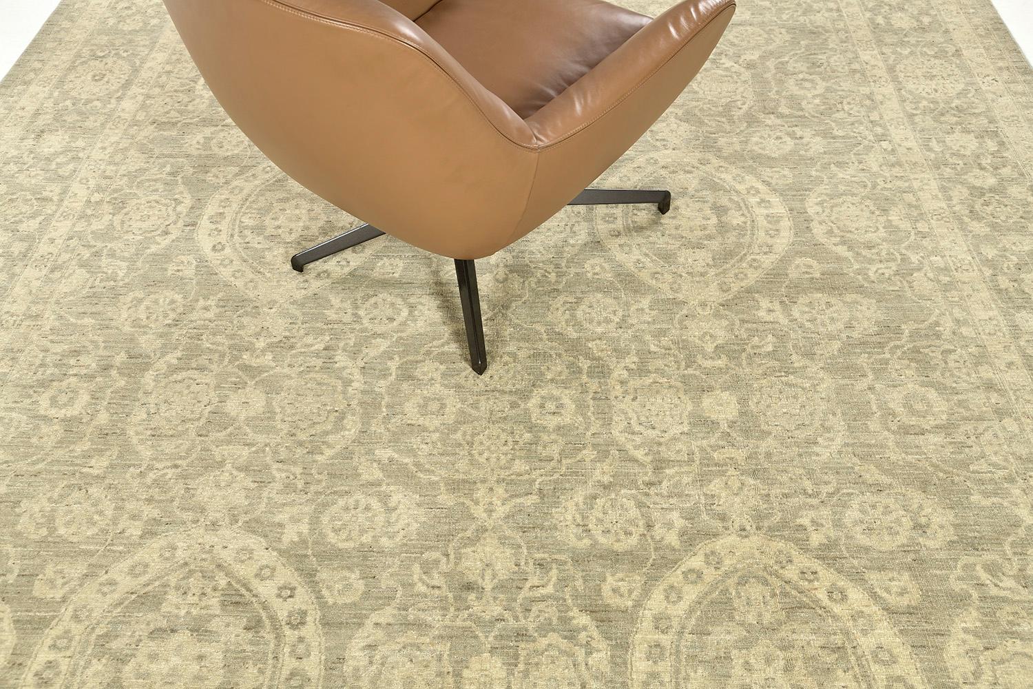 Mehraban Alfombra Sultanabad Revival Estilo Vintage en venta 1