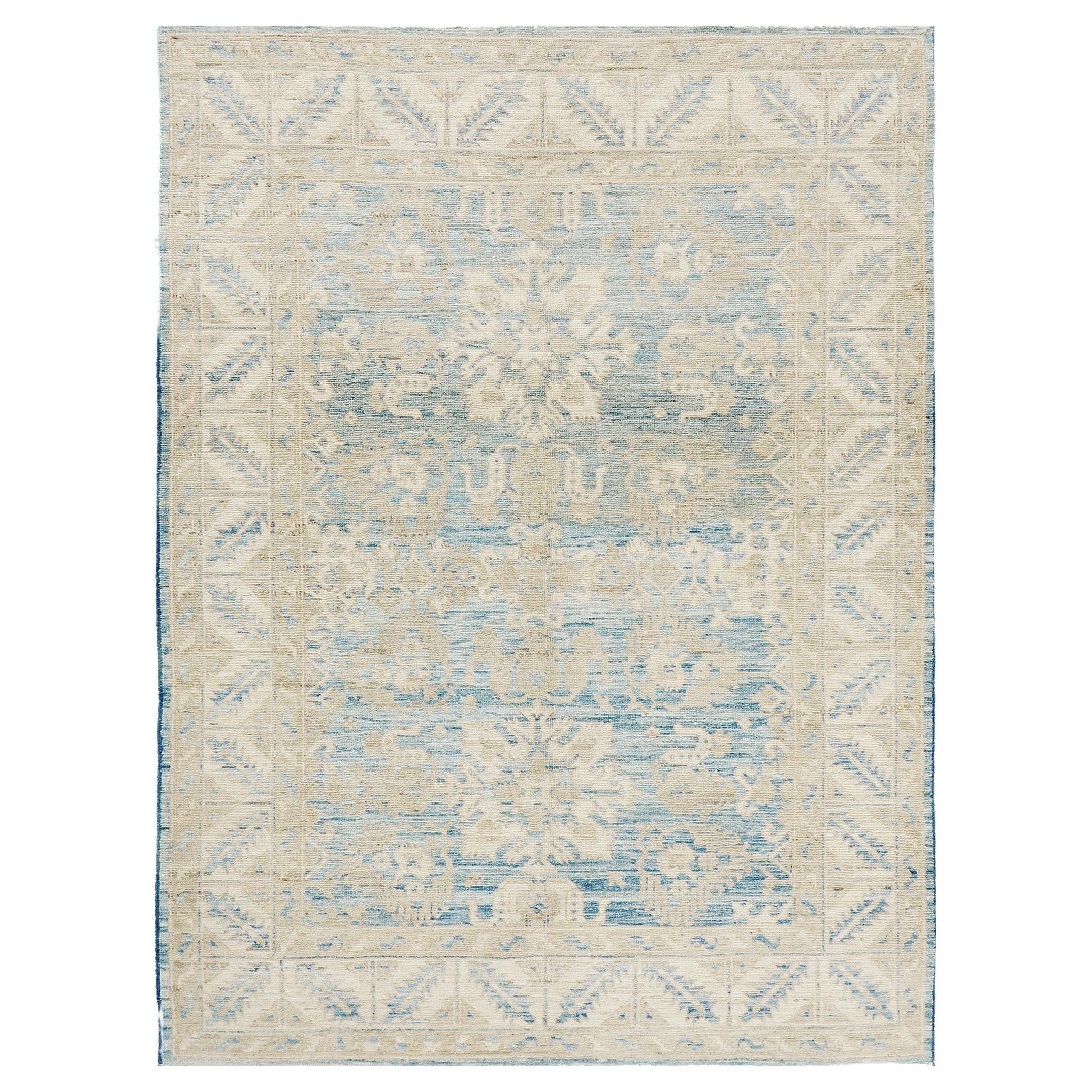 Mehraban Vintage Style Sultanabad Revival Rug For Sale