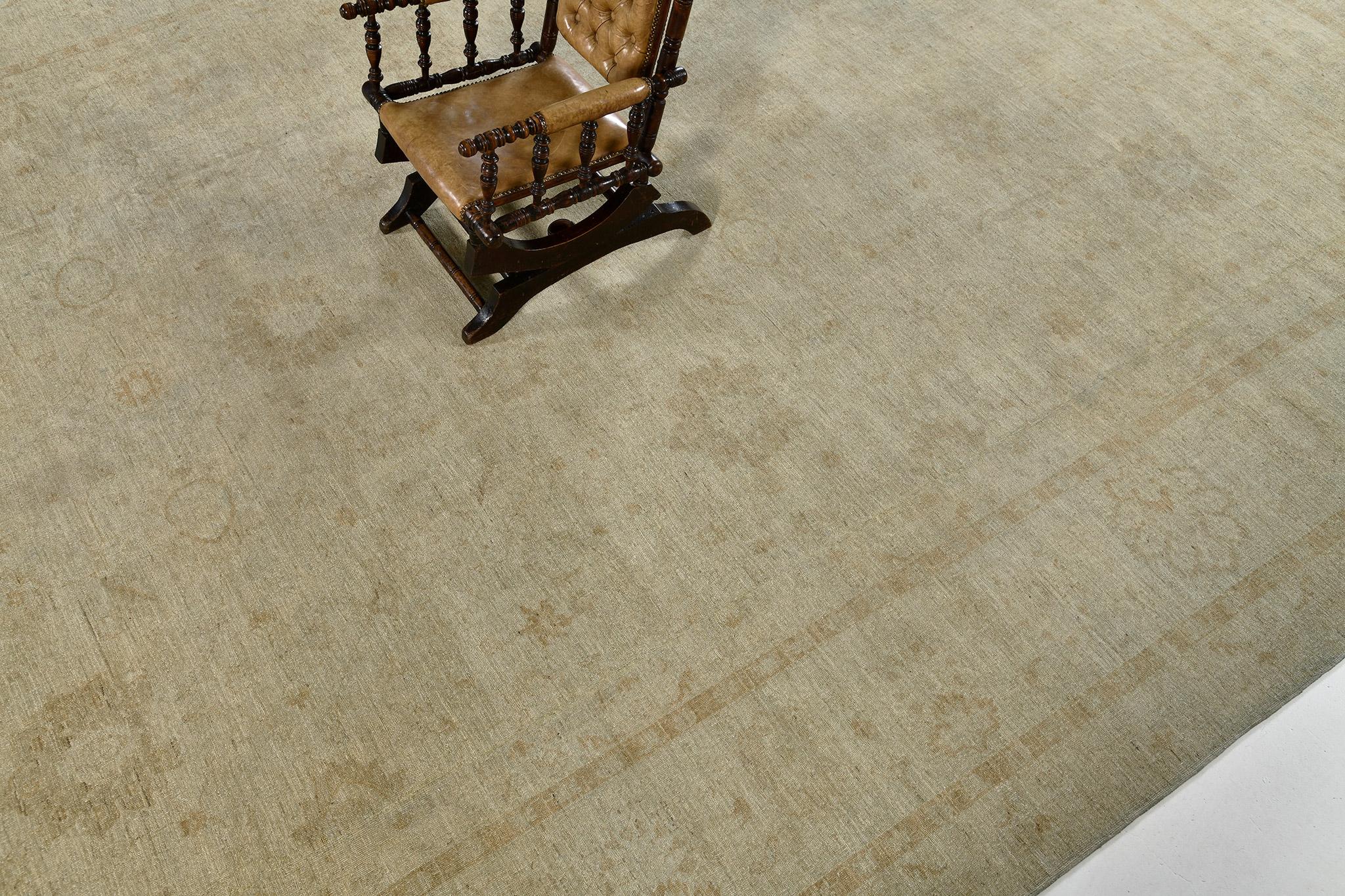 Mehraban Alfombra Sultanabad Revival Estilo Vintage HS26 Lana en venta