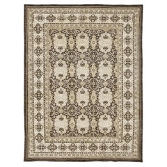 Mehraban Vintage Style Tabriz Design Rug D5169