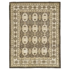 Mehraban Vintage Style Tabriz Design Rug D5169