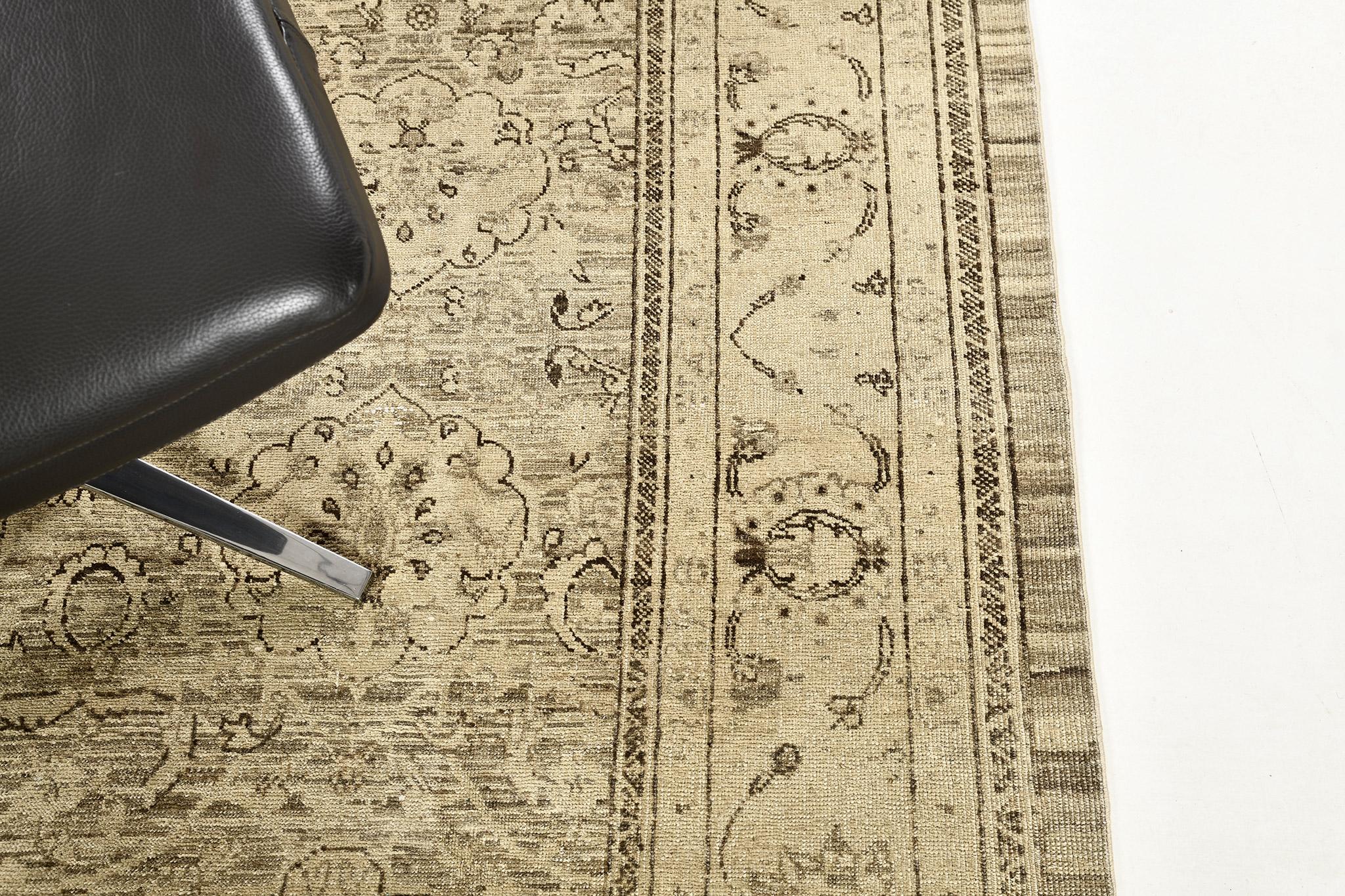 Tapis Revival Tabriz Hadji Jalili de style Mehraban vintage Neuf - En vente à WEST HOLLYWOOD, CA