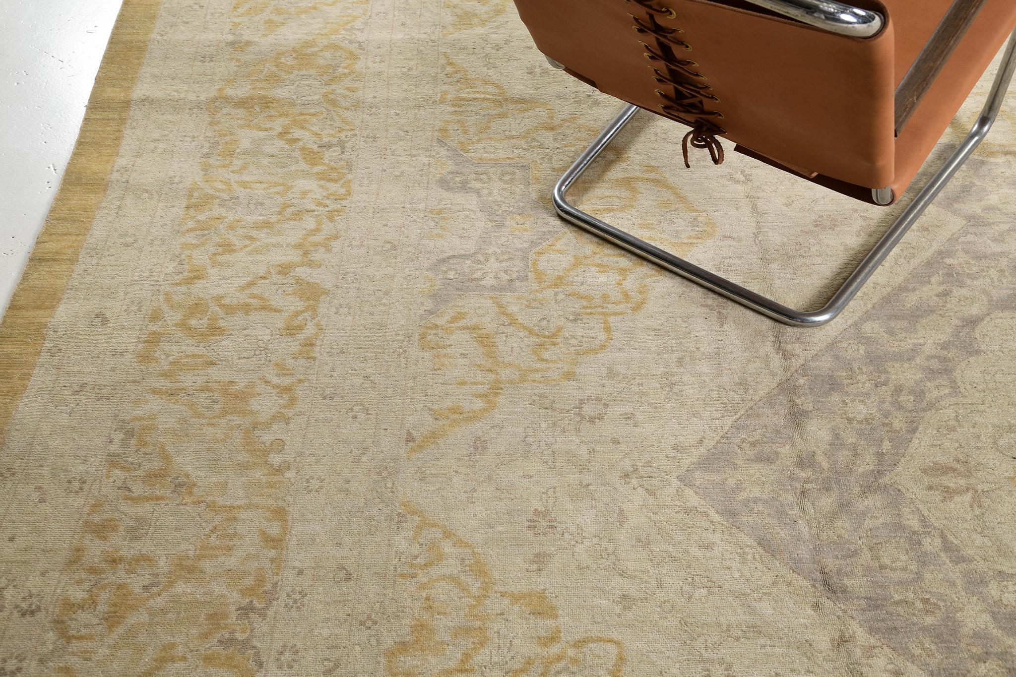Mehraban Estilo Vintage Tabriz Diseño Multi Medallón en venta 4