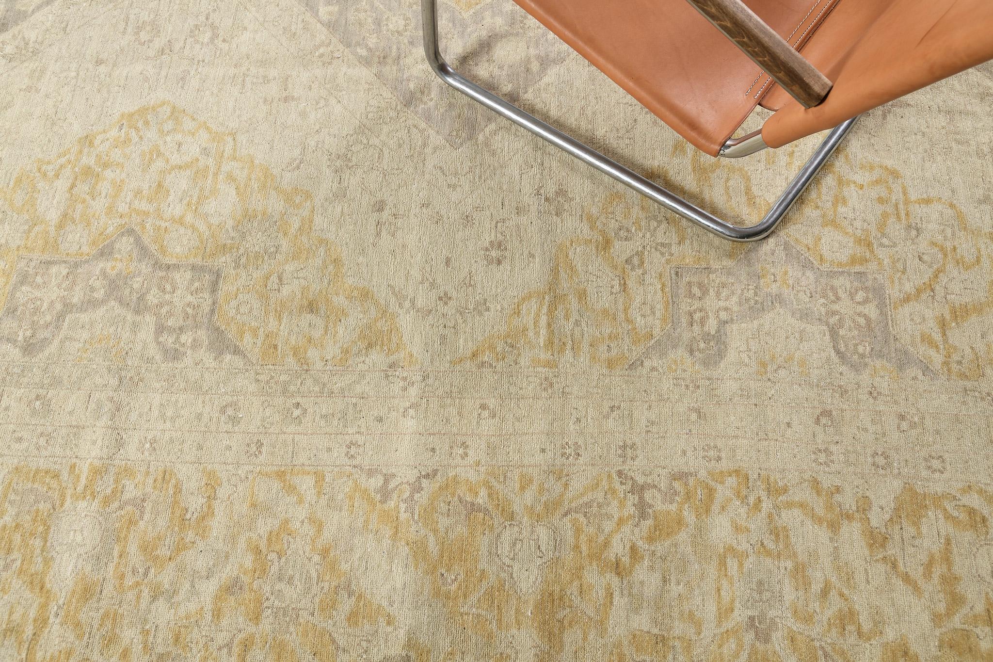 Mehraban Estilo Vintage Tabriz Diseño Multi Medallón en venta 7