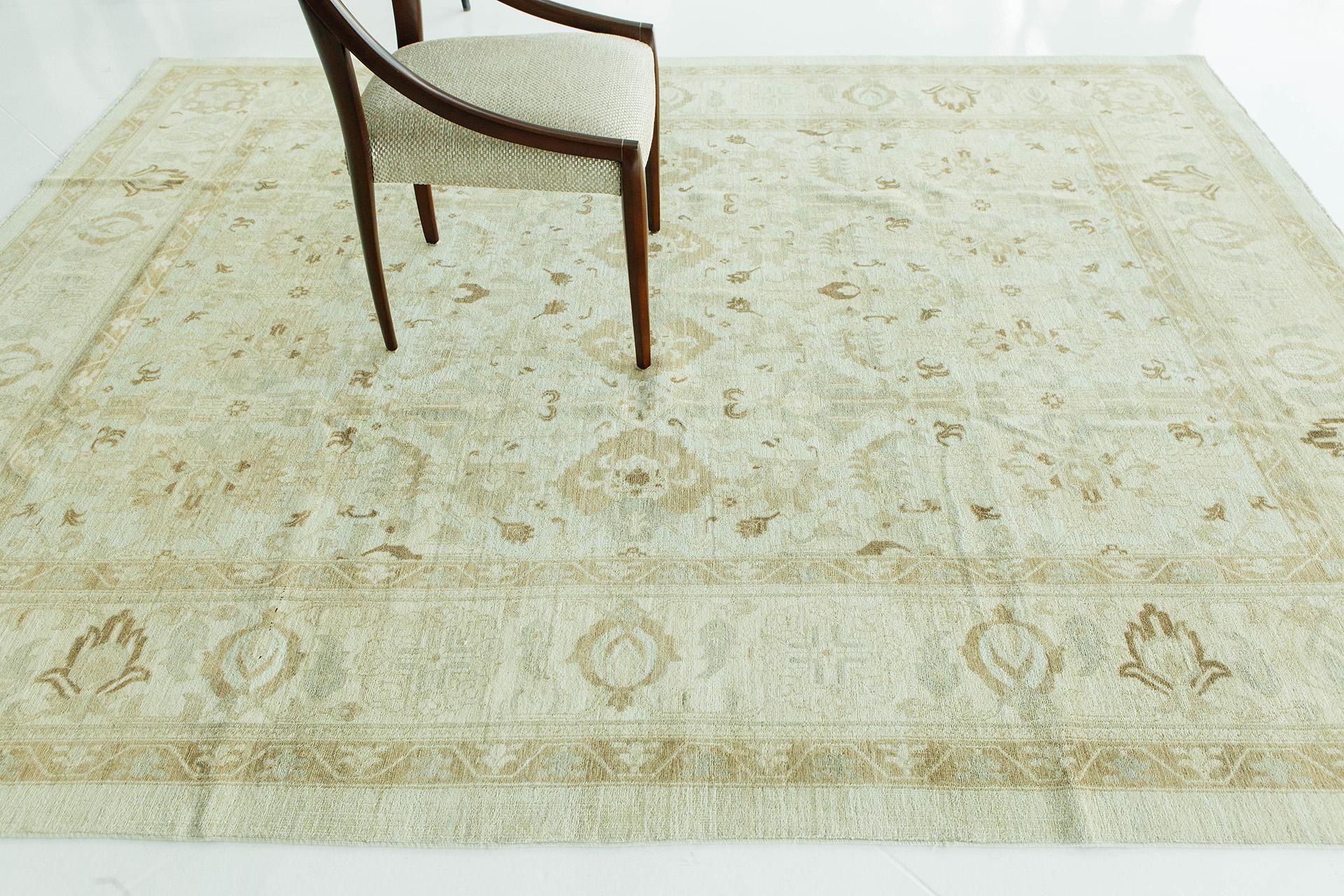 XXIe siècle et contemporain Tapis de Rapture Mehraban de Style Néo-Renaissance Tabriz en vente