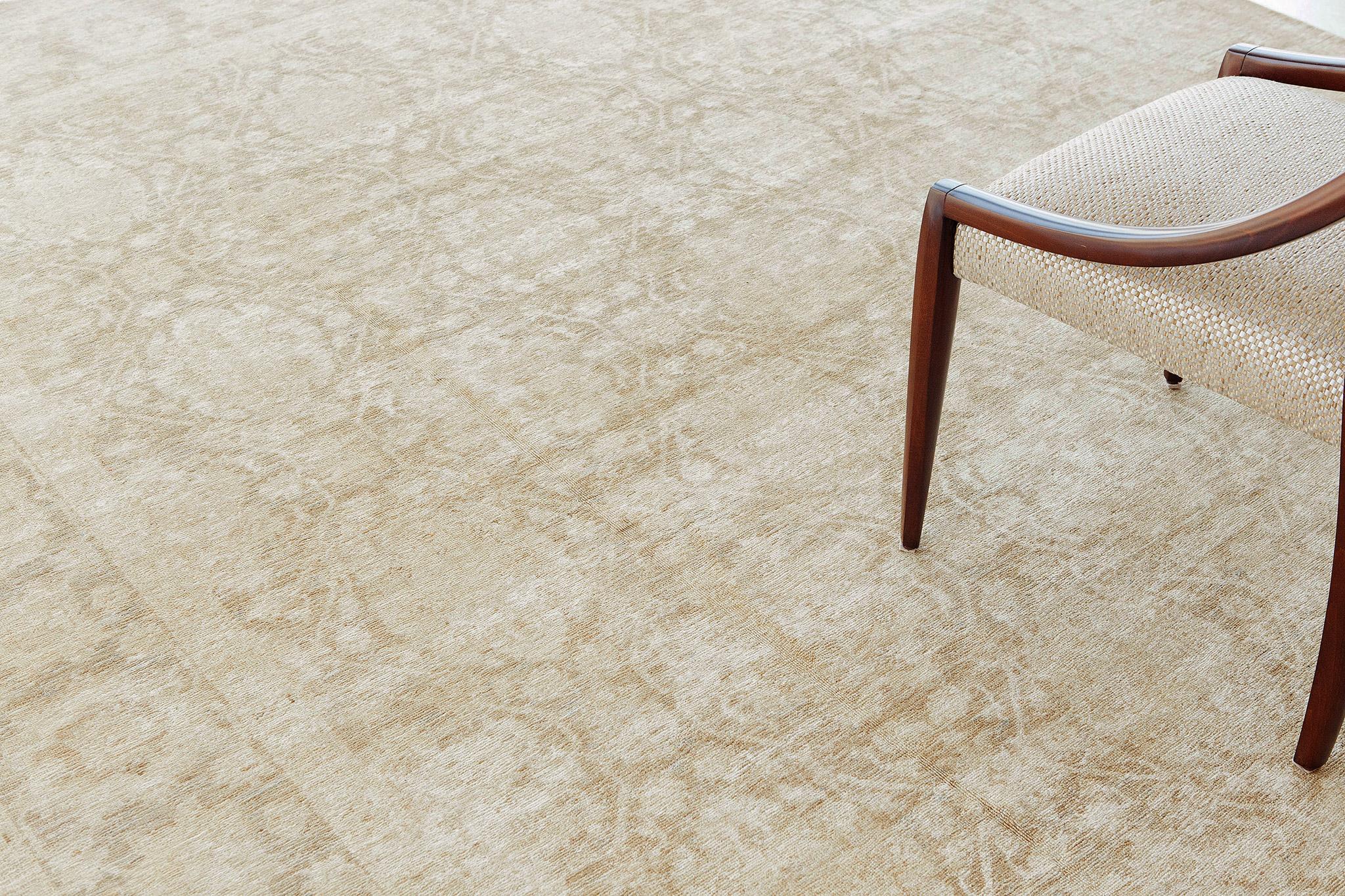 Mehraban Vintage-Teppich im Tabriz-Stil (Zentralasiatisch) im Angebot