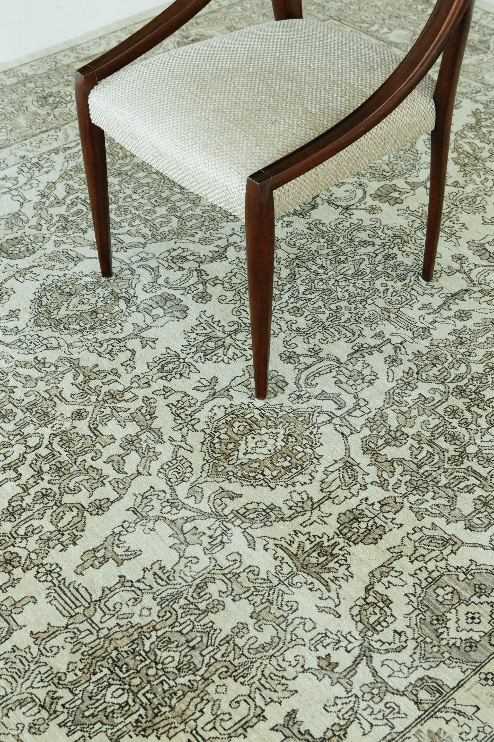 XXI secolo e contemporaneo Mehraban Rugs in stile vintage Tabriz Revival in vendita
