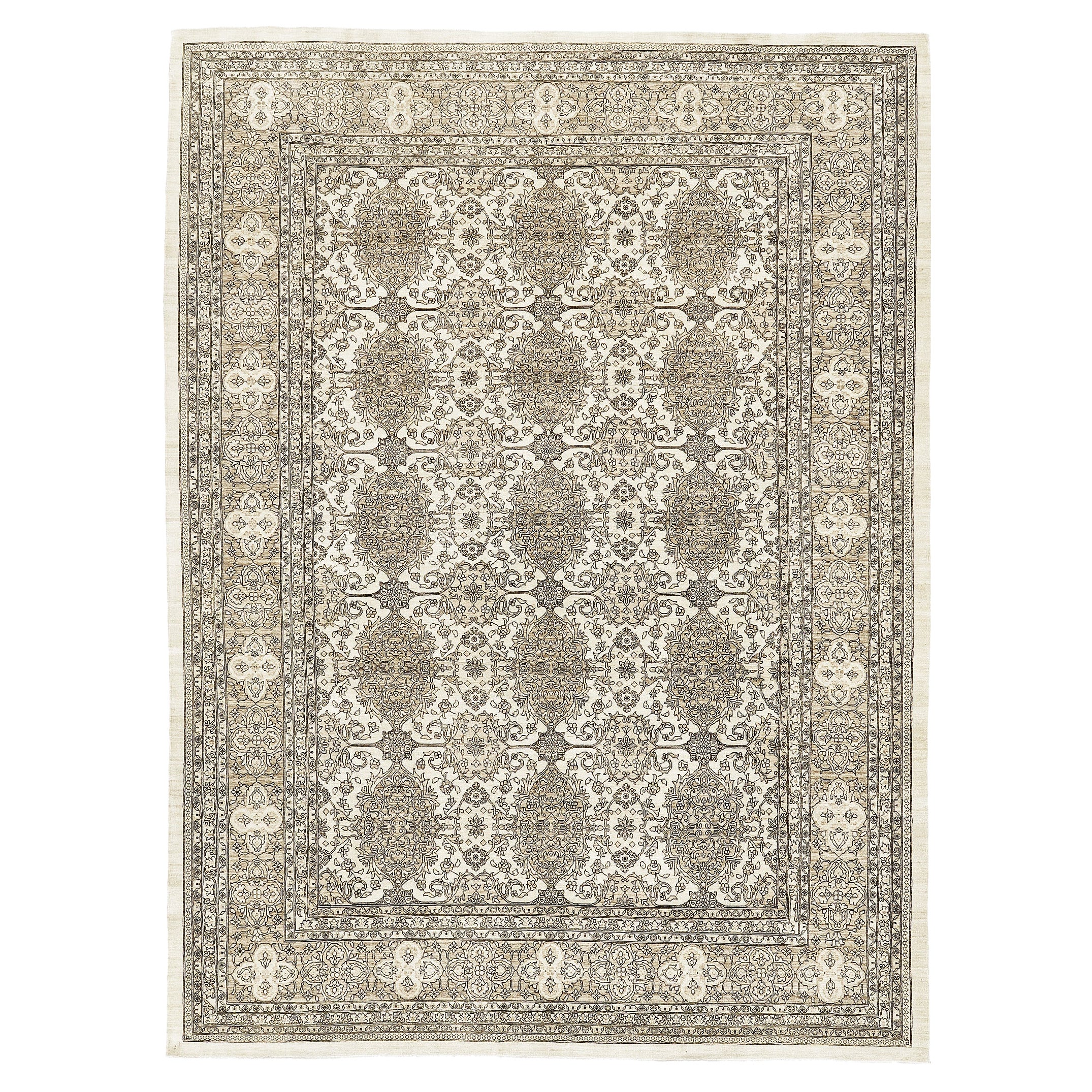 Tapis Mehraban de style néo-baroque vintage de Tabriz
