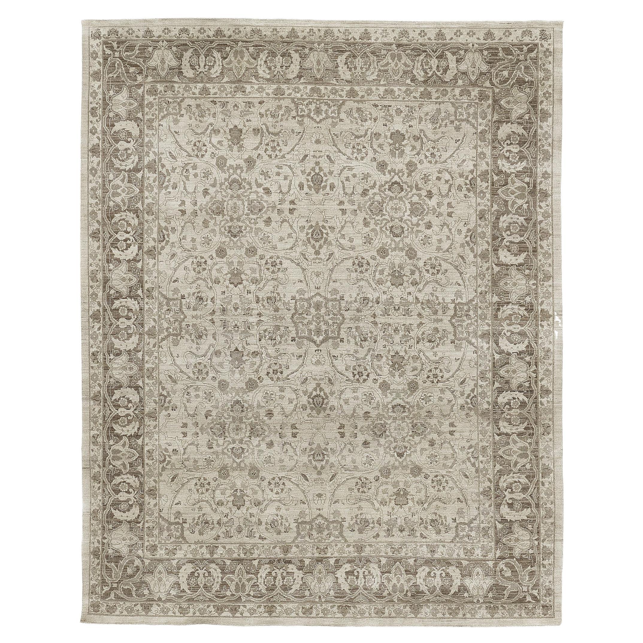 Mehraban Vintage-Teppich im traditionellen Design D5377