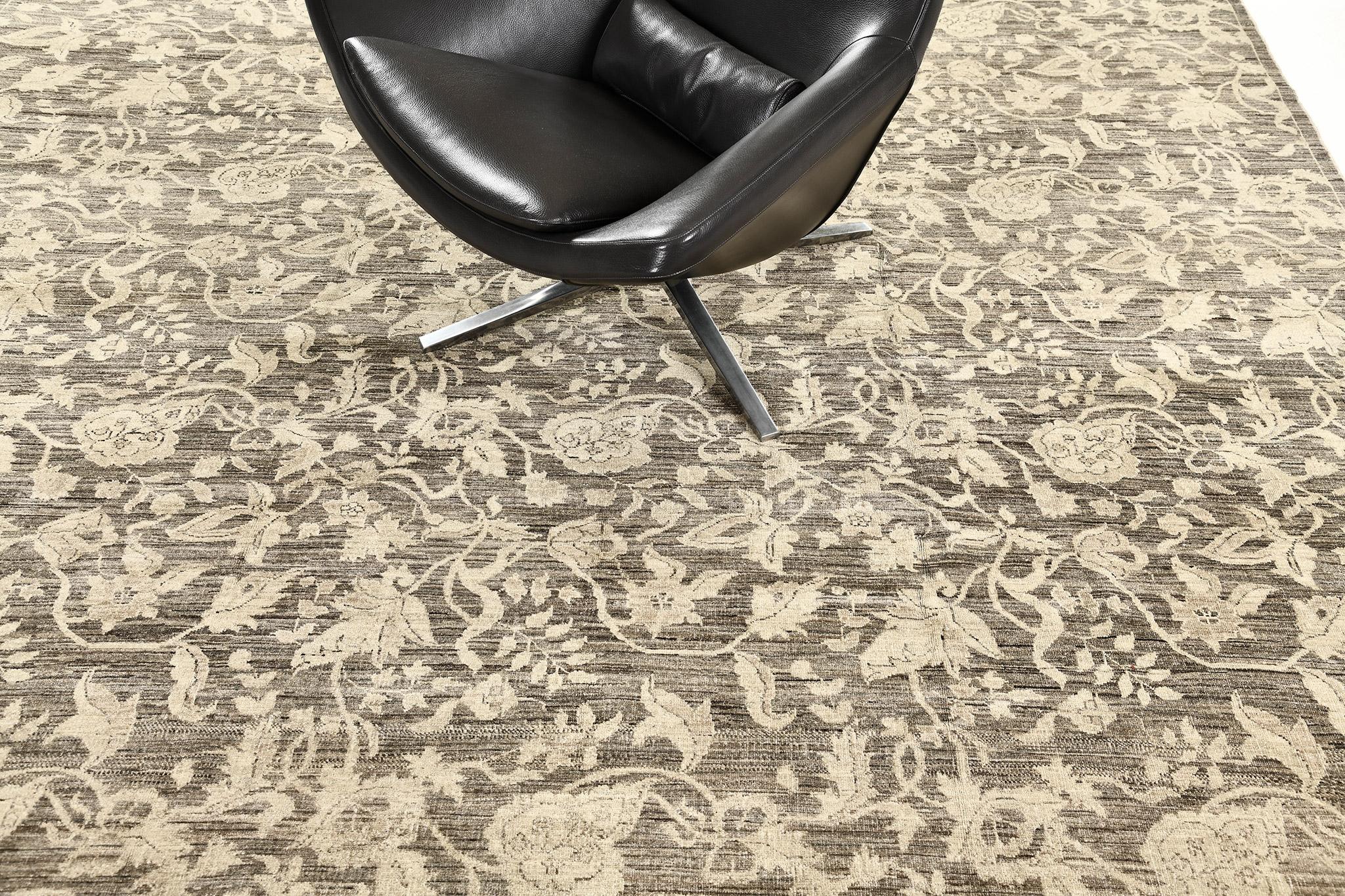Mehraban Alfombra de Diseño Transicional Estilo Vintage en Nuevo estado para la venta en WEST HOLLYWOOD, CA