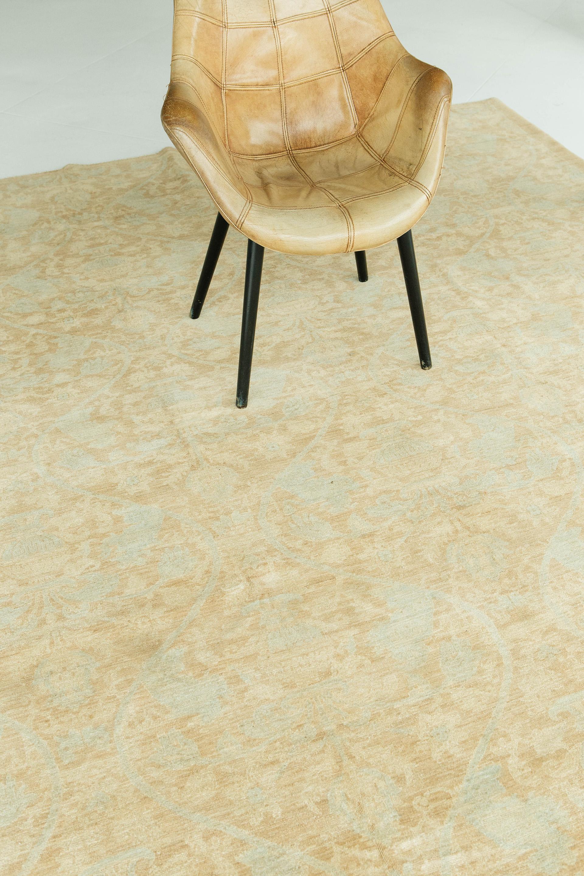 Mehraban Vintage Alfombra Artesanal de Estilo Transicional D5207 en Nuevo estado para la venta en WEST HOLLYWOOD, CA