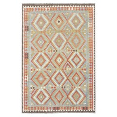 Mehraban Vintage-Stil Stammes natürlichen Farbstoff flach weben Kilim