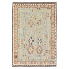 Mehraban Vintage Style Tribal Natural Dye Flat Weave Kilim