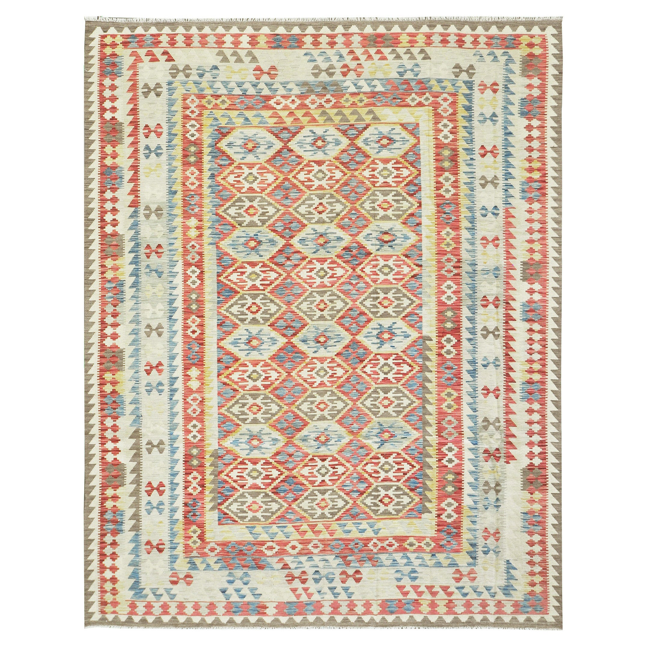 Mehraban Vintage-Stil Stammes natürlichen Farbstoff flach weben Kilim