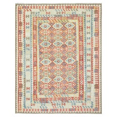 Mehraban Vintage-Stil Stammes natürlichen Farbstoff flach weben Kilim