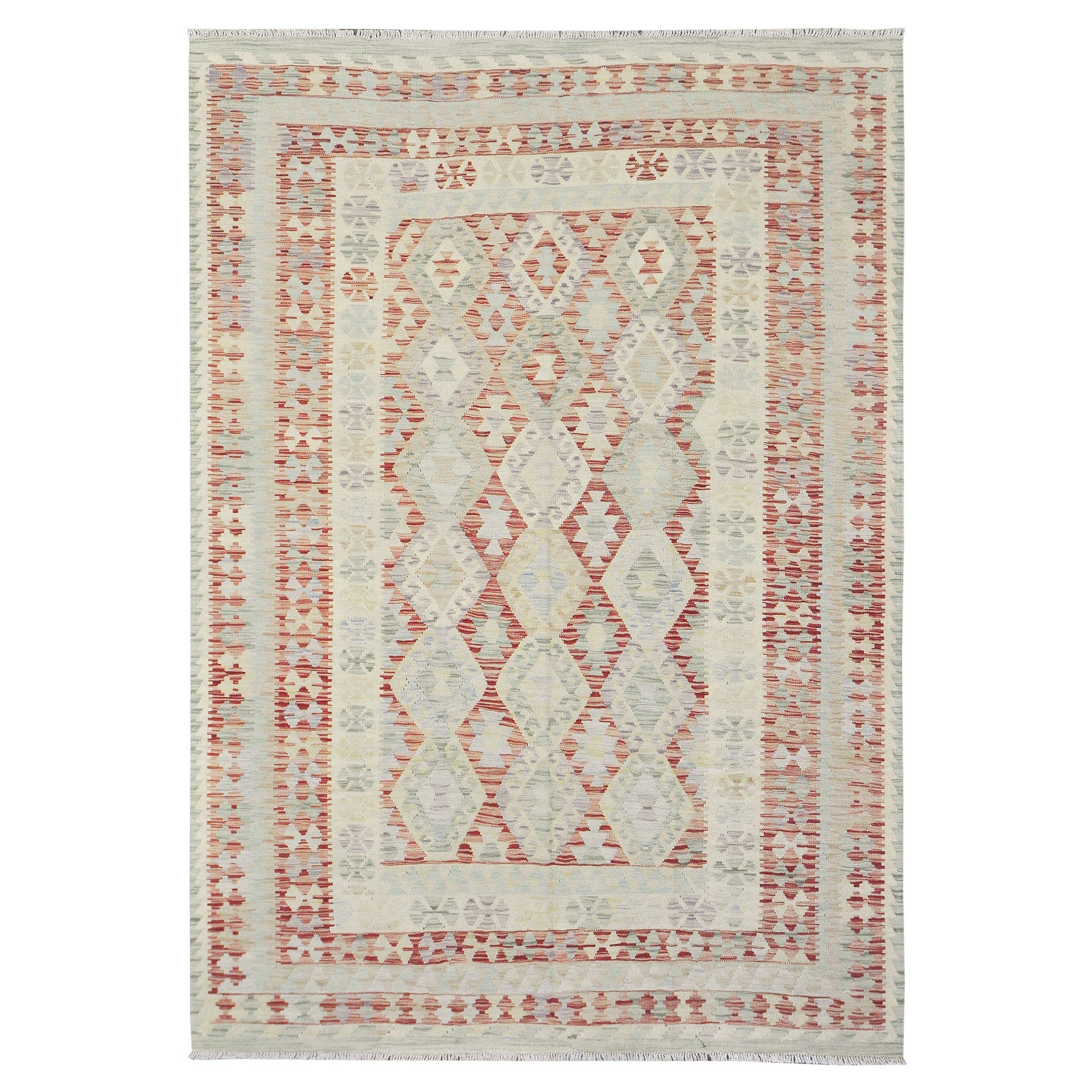 Mehraban Vintage-Stil Stammes natürlichen Farbstoff flach weben Kilim