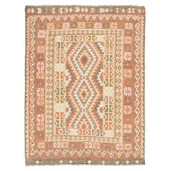 Mehraban Vintage Style Tribal Natural Dye Flat Weave Kilim