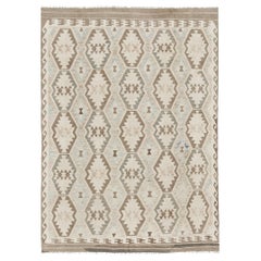 Mehraban Retro Style Tribal Natural Dye Flat Weave Kilim