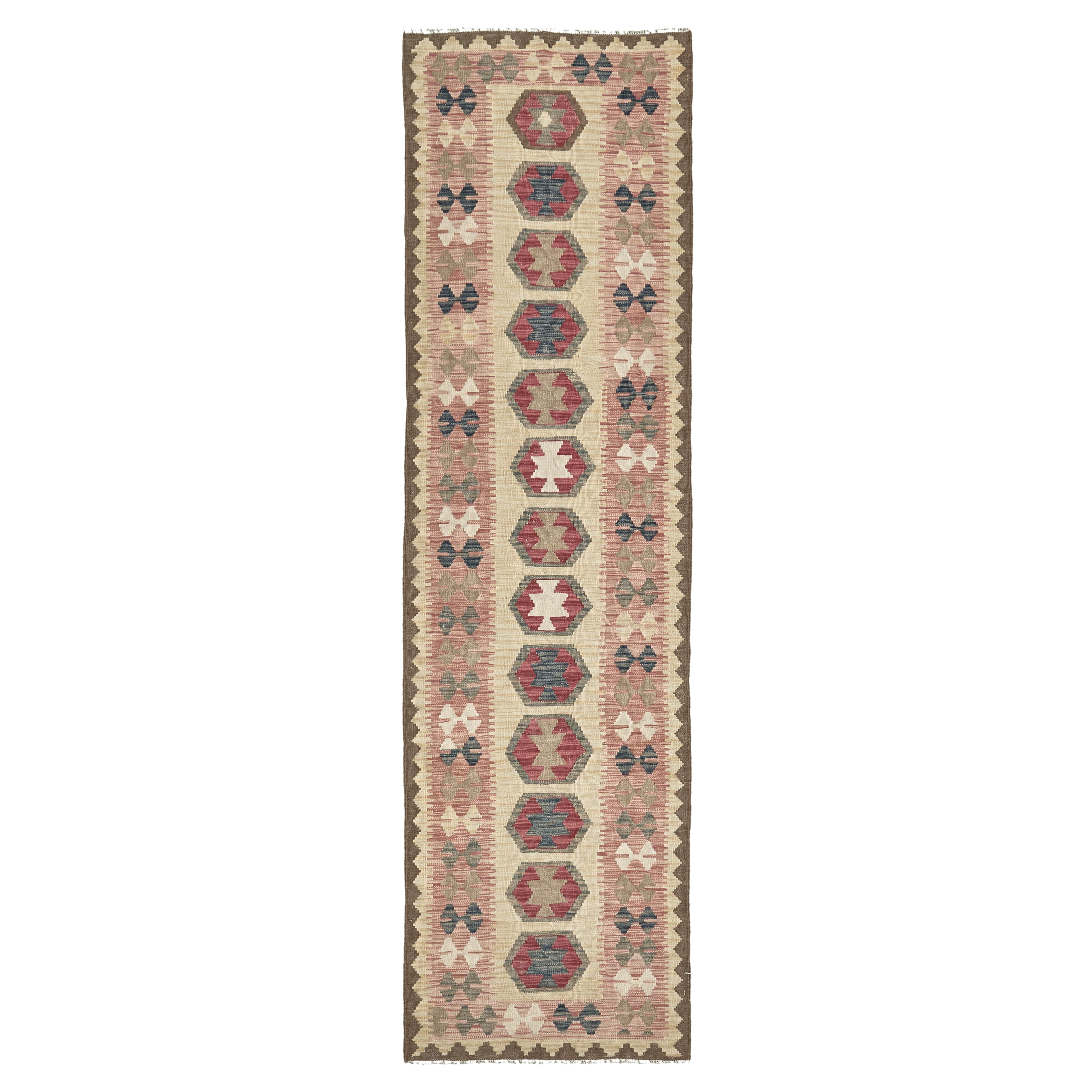 Mehraban Kilim Tribal Estilo Vintage Tejido Plano Tinte Natural