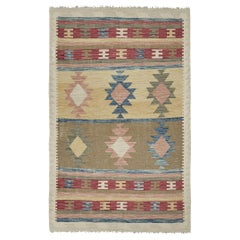 Mehraban Vintage-Stil Stammes natürlichen Farbstoff flach weben Kilim