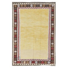 Mehraban Vintage Style Tribal Natural Dye Flat Weave Kilim