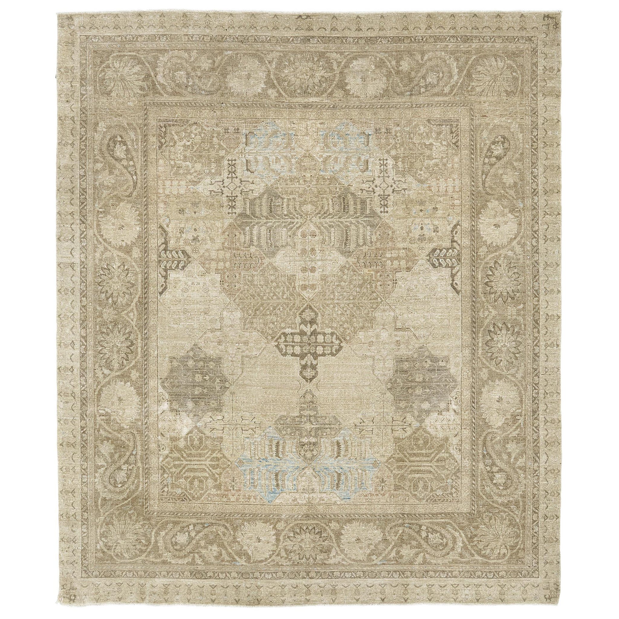 Mehraban Vintage Tabriz Hadjijalili Revival Rug For Sale