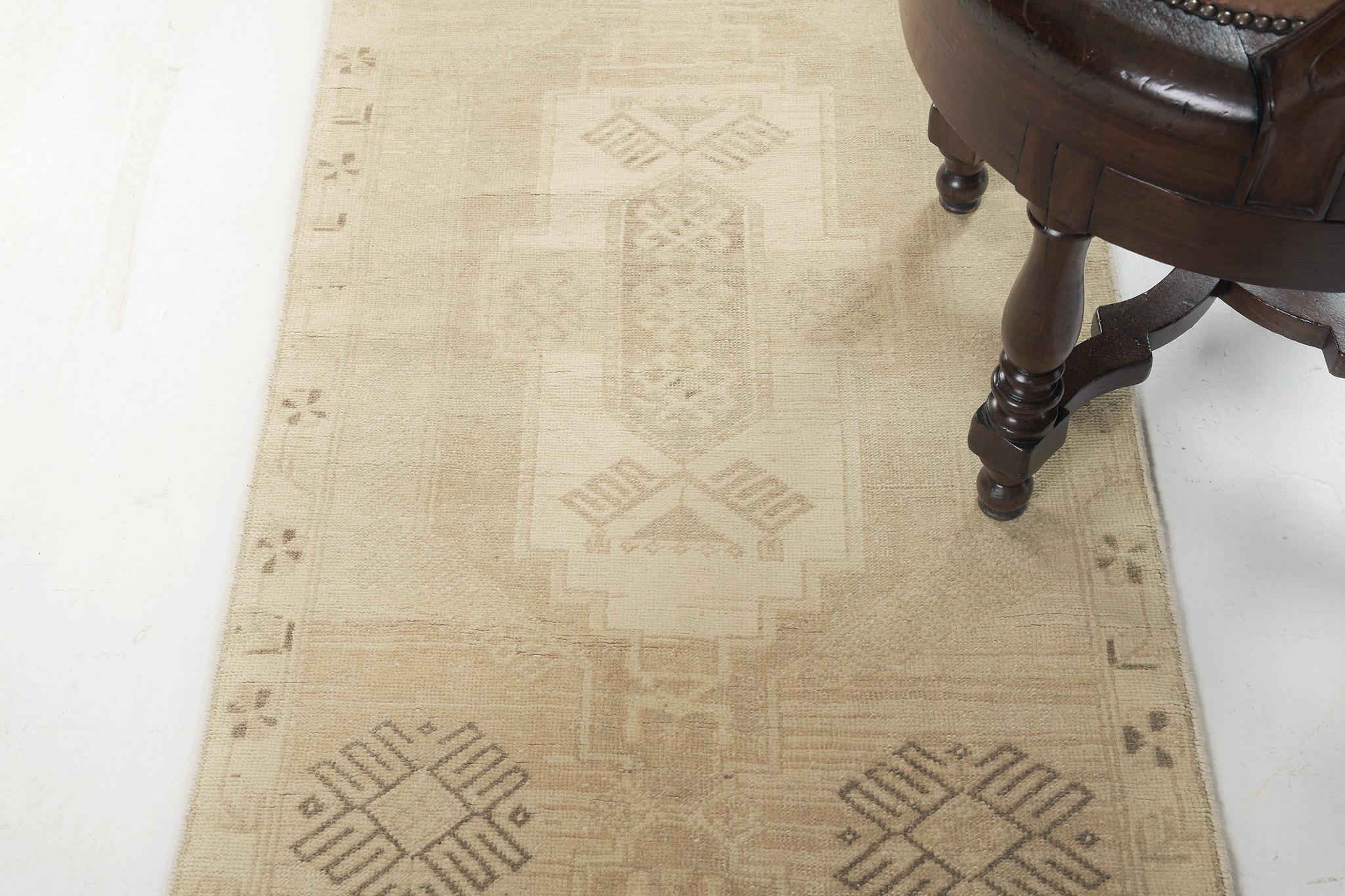 Mehraban Vintage Turkish Anatolian Konya Runner In Good Condition For Sale In WEST HOLLYWOOD, CA