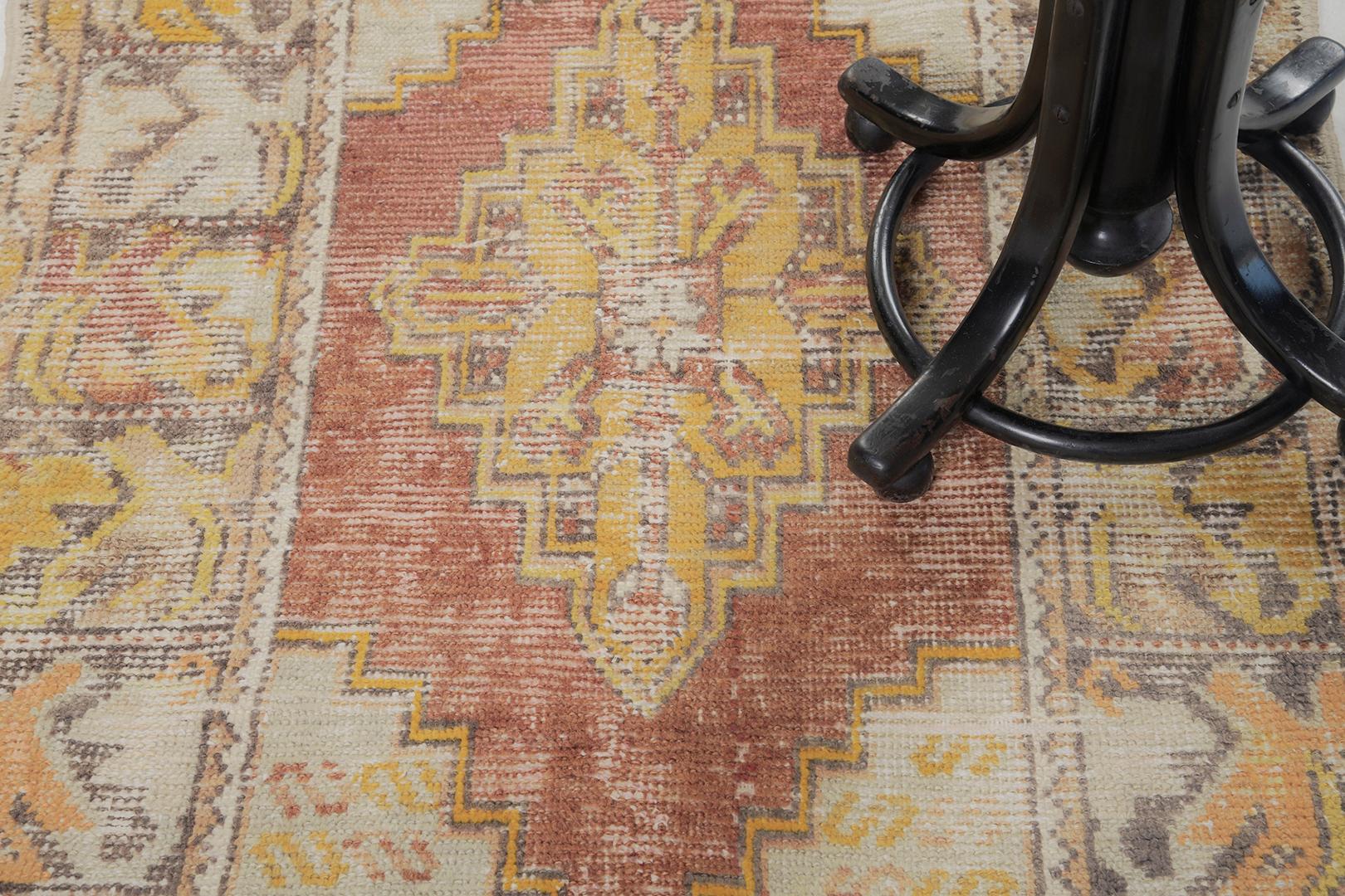 Maden is a stunning pile of woven wool that can transform your room into traditional and ethnic interiors. Knowing their history while turning your home aesthetically gives so many promising interiors of gold and red symbolic elements. Turkish