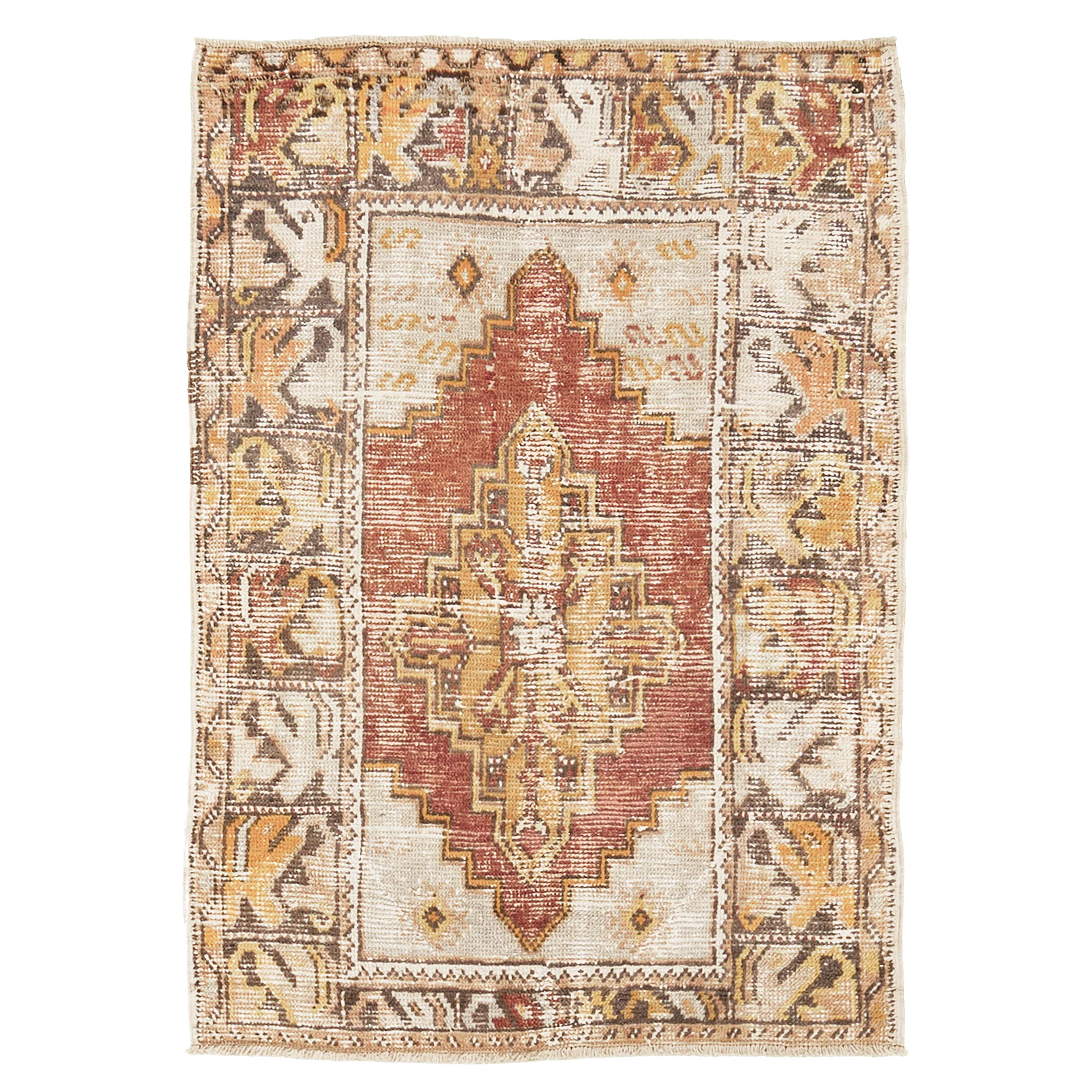 Mehraban Vintage Turkish Anatolian Maden Rug For Sale