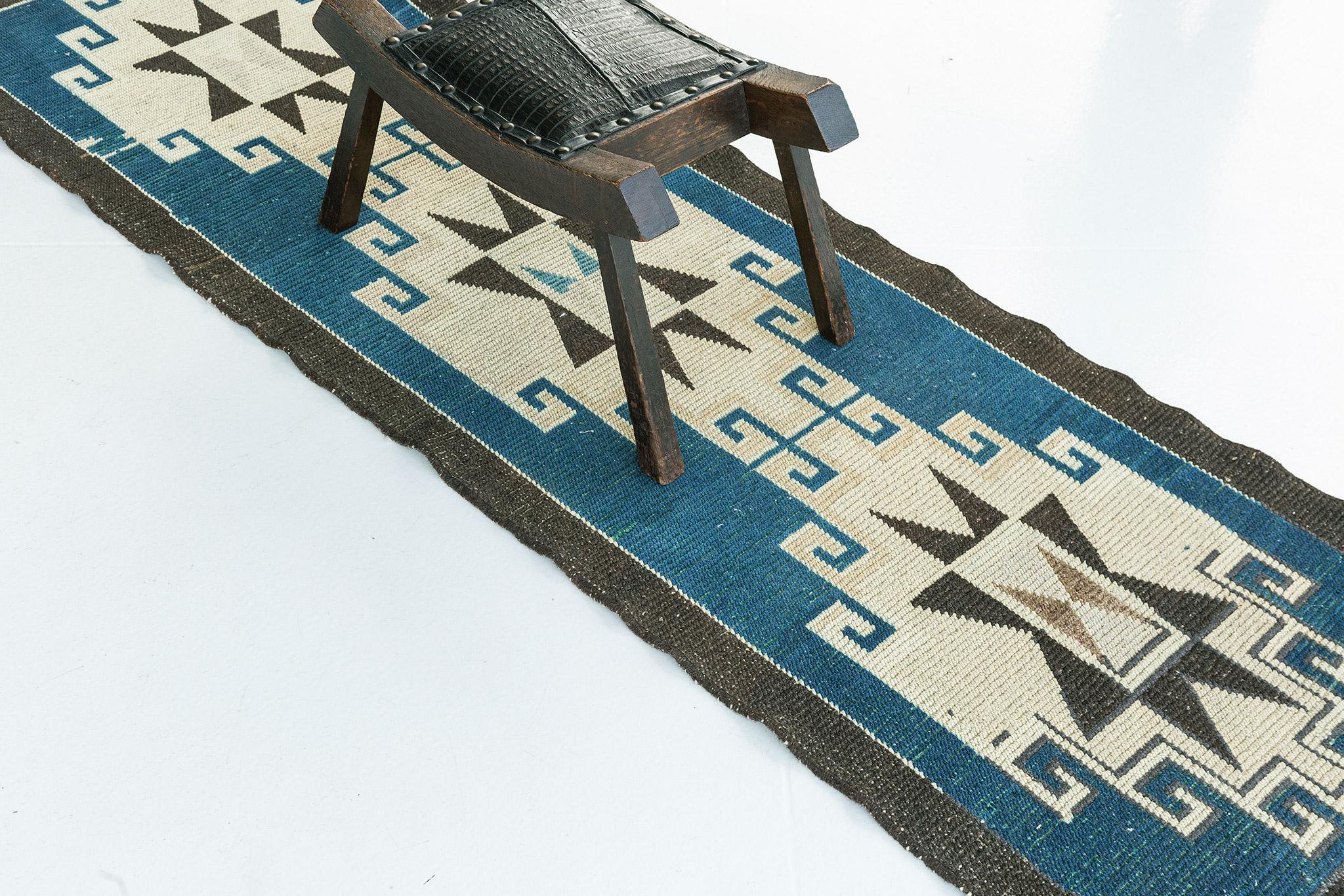 Hand-Knotted Mehraban Vintage Turkish Anatolian Rug For Sale