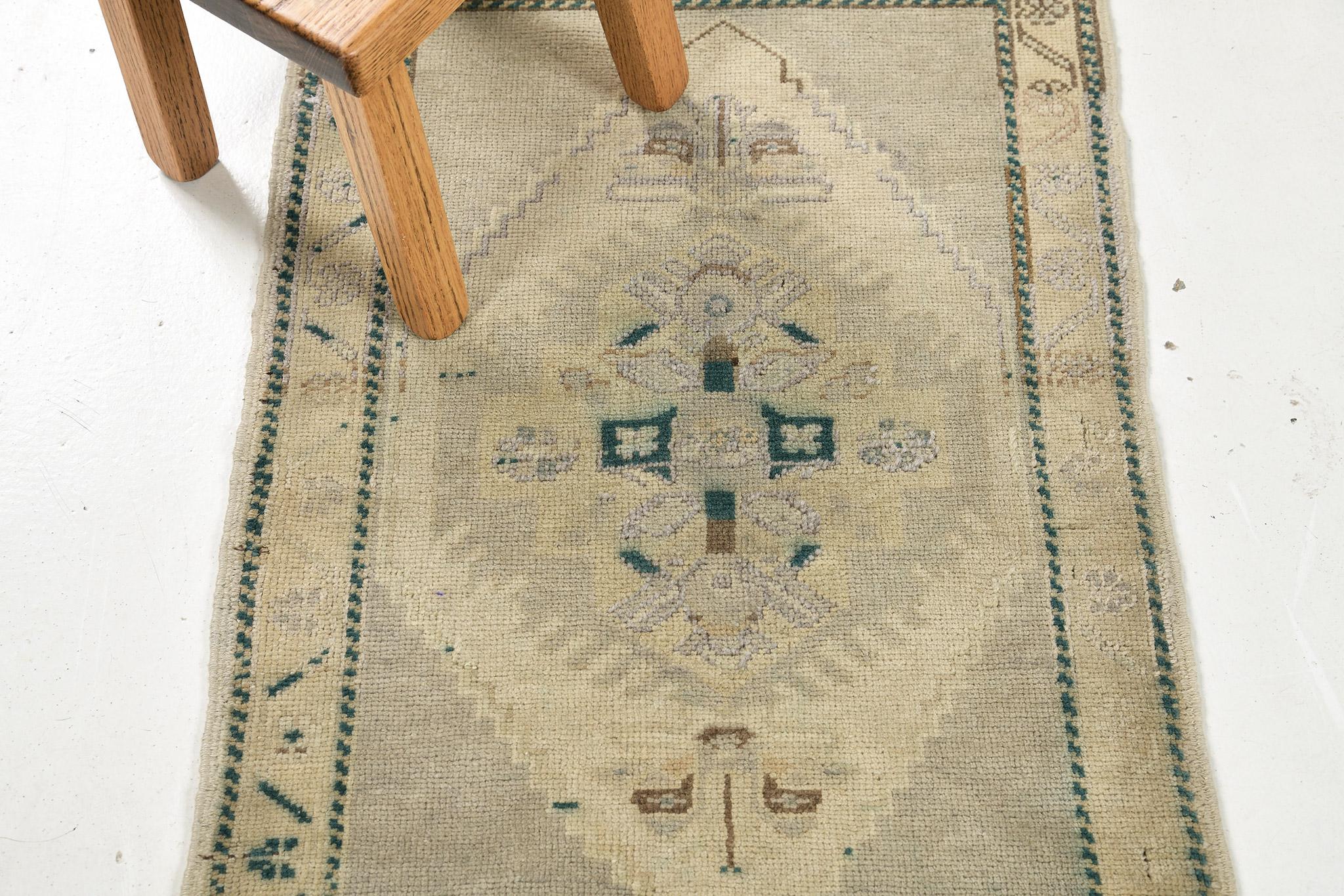 Wool Mehraban Vintage Turkish Anatolian Rug For Sale