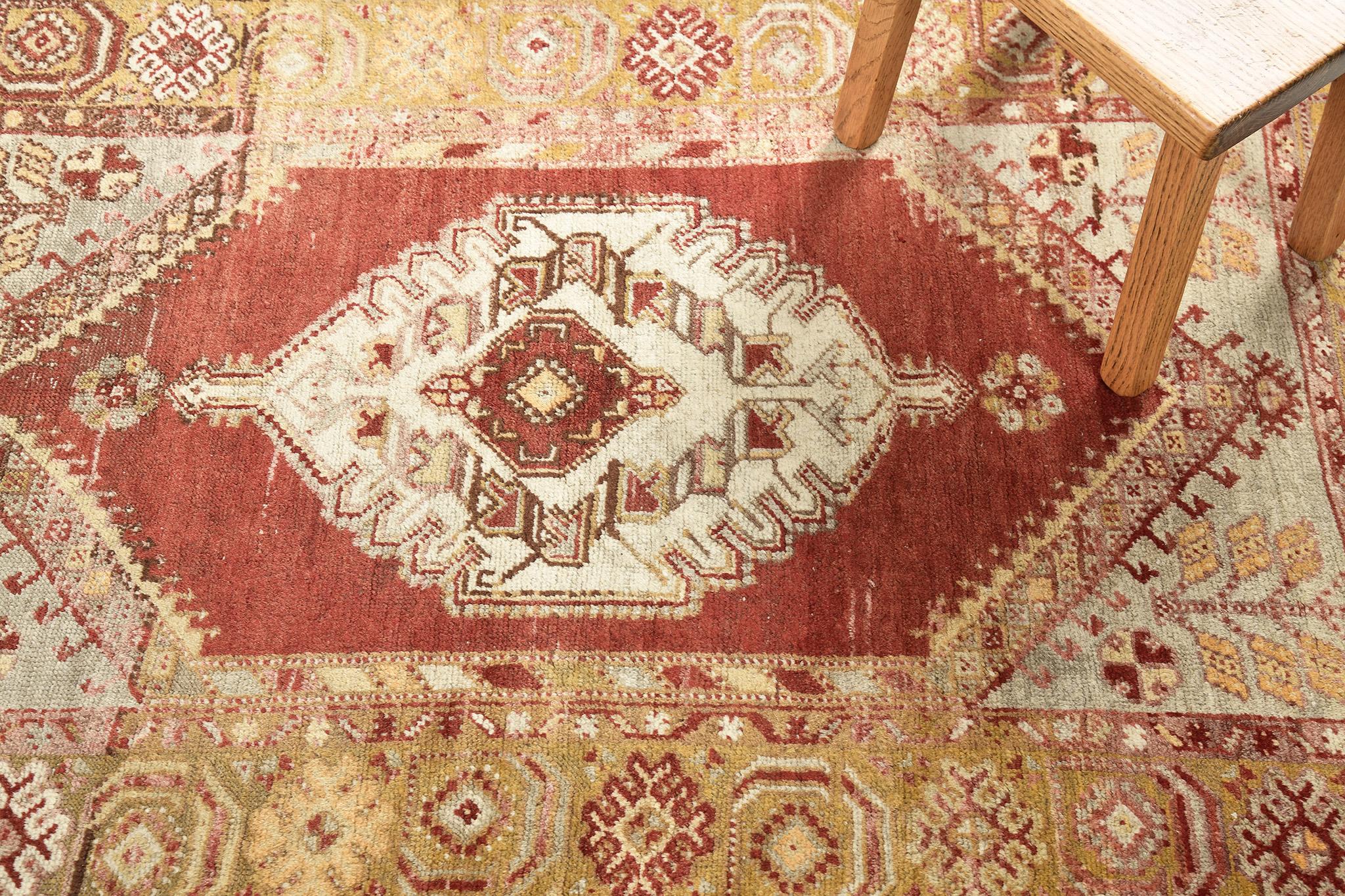 Mehraban Vintage Turkish Anatolian Rug For Sale 1