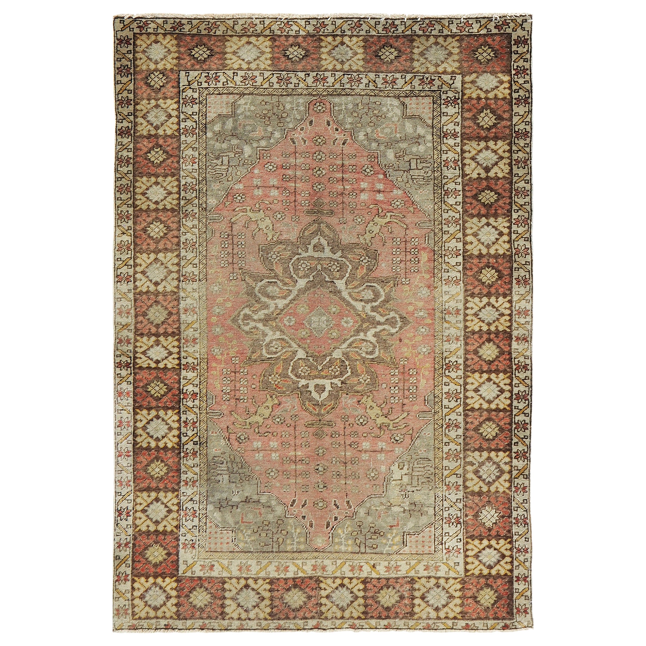 Mehraban Vintage Türkischer anatolischer Teppich
