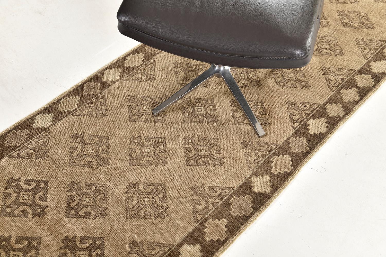 Noué à la main Mehraban - Tapis de couloir vintage turc d'Anatolie en vente