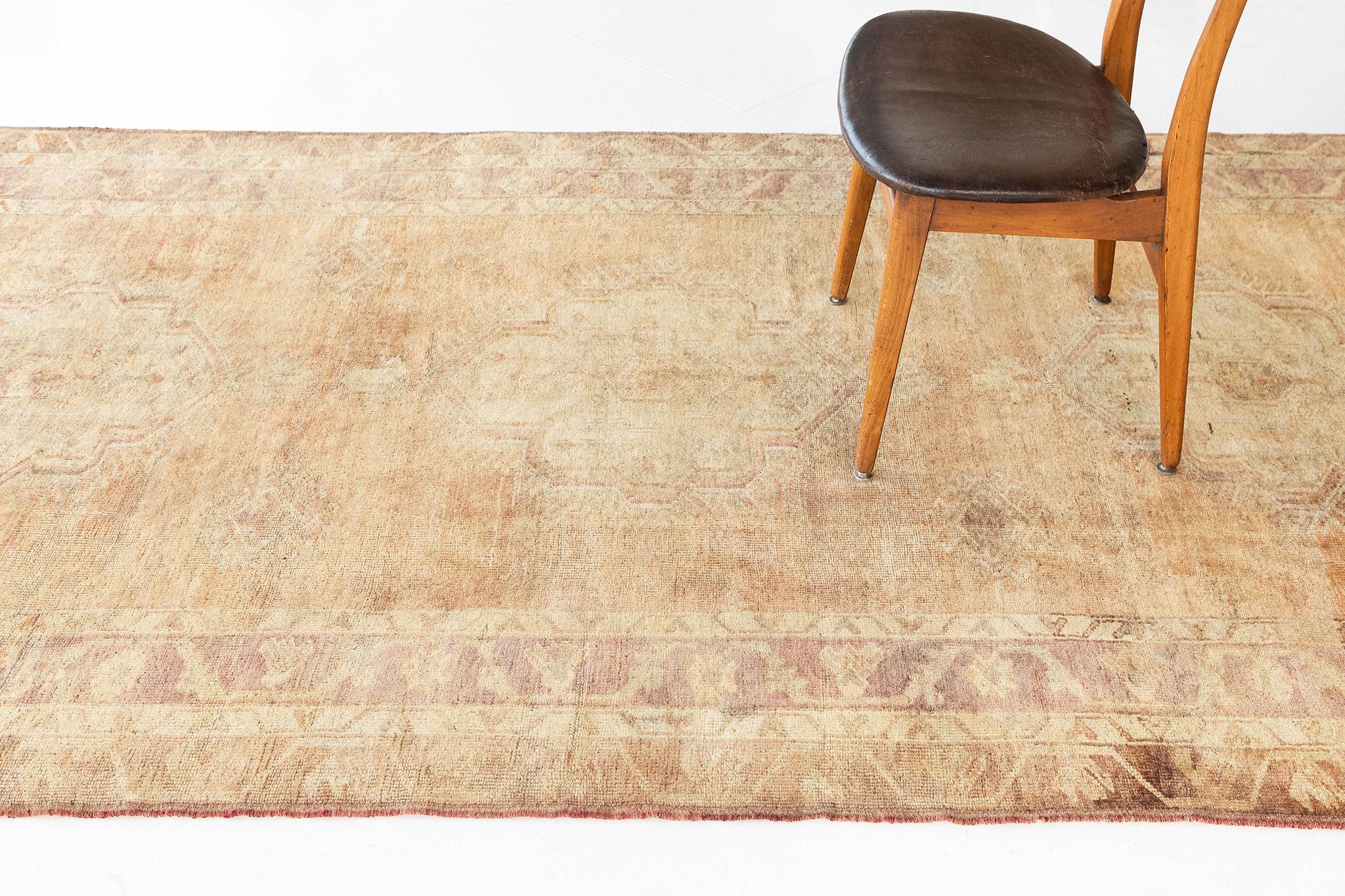 Mehraban Vintage Turkish Anatolian Runner In Good Condition For Sale In WEST HOLLYWOOD, CA