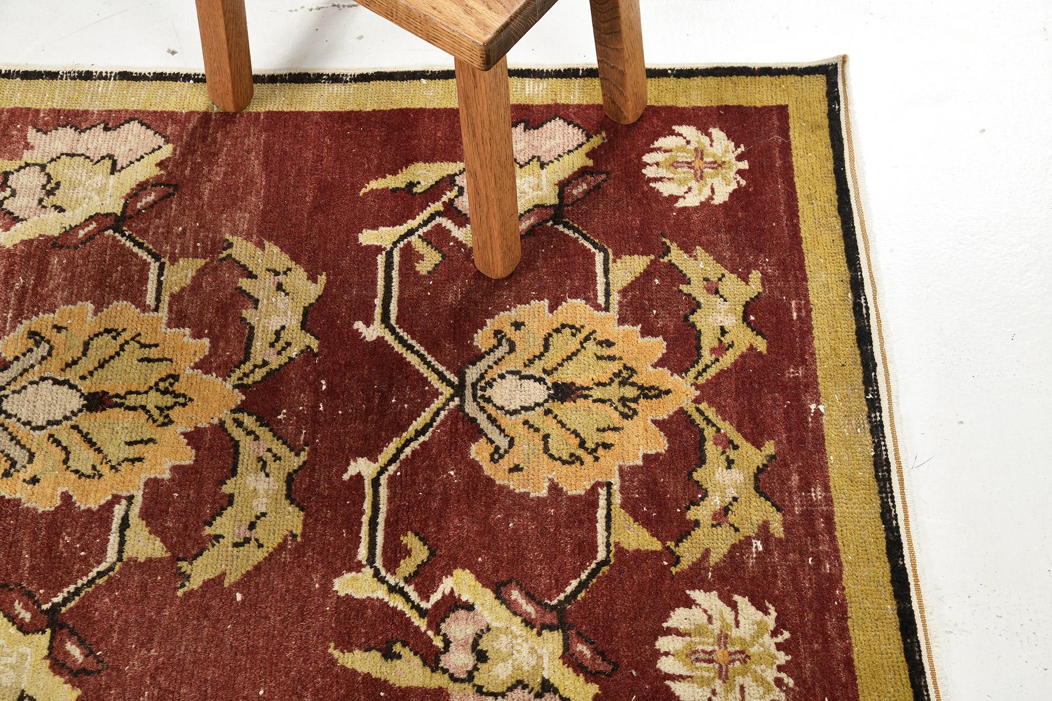 Mehraban Vintage Turkish Anatolian Runner In Good Condition For Sale In WEST HOLLYWOOD, CA